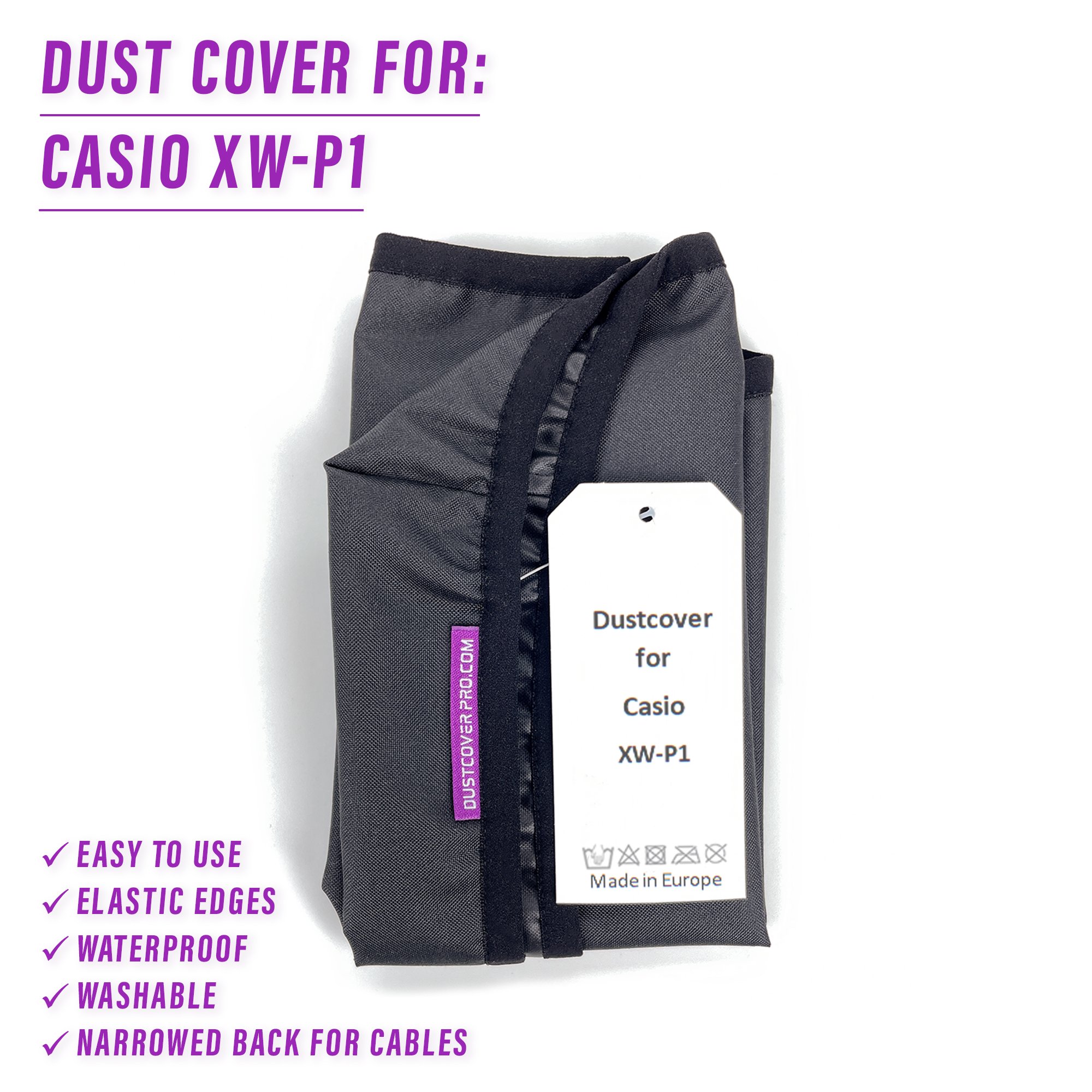 CASIO dust cover dustcover dustcoverpro elastic synth synth protection water resistant waterproof CASIO XW-P1 XW-P1