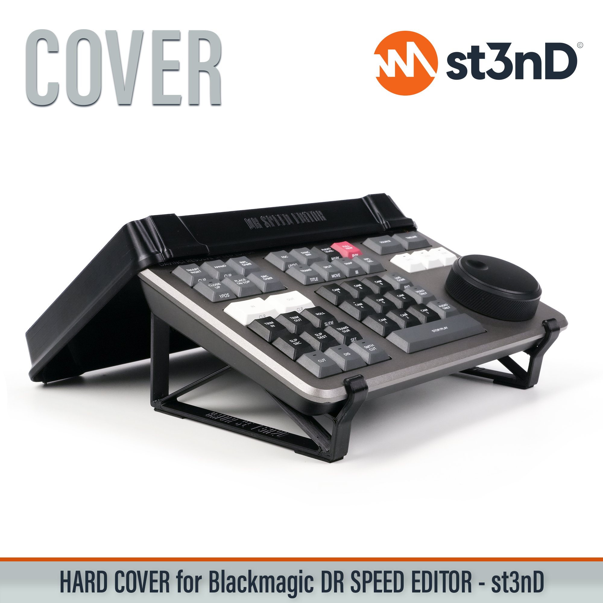 3dcover BLACKMAGIC DaVinci Resolve dust cover hard cover micro color panel protective protective cover protective lid protector Speed Editor blackmagic speed editor davinci