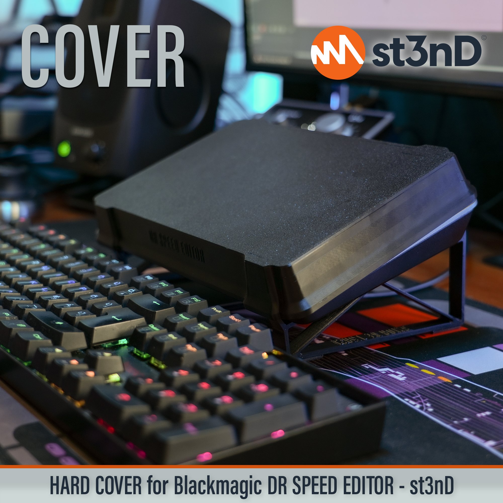 3dcover BLACKMAGIC DaVinci Resolve dust cover hard cover micro color panel protective protective cover protective lid protector Speed Editor blackmagic speed editor davinci