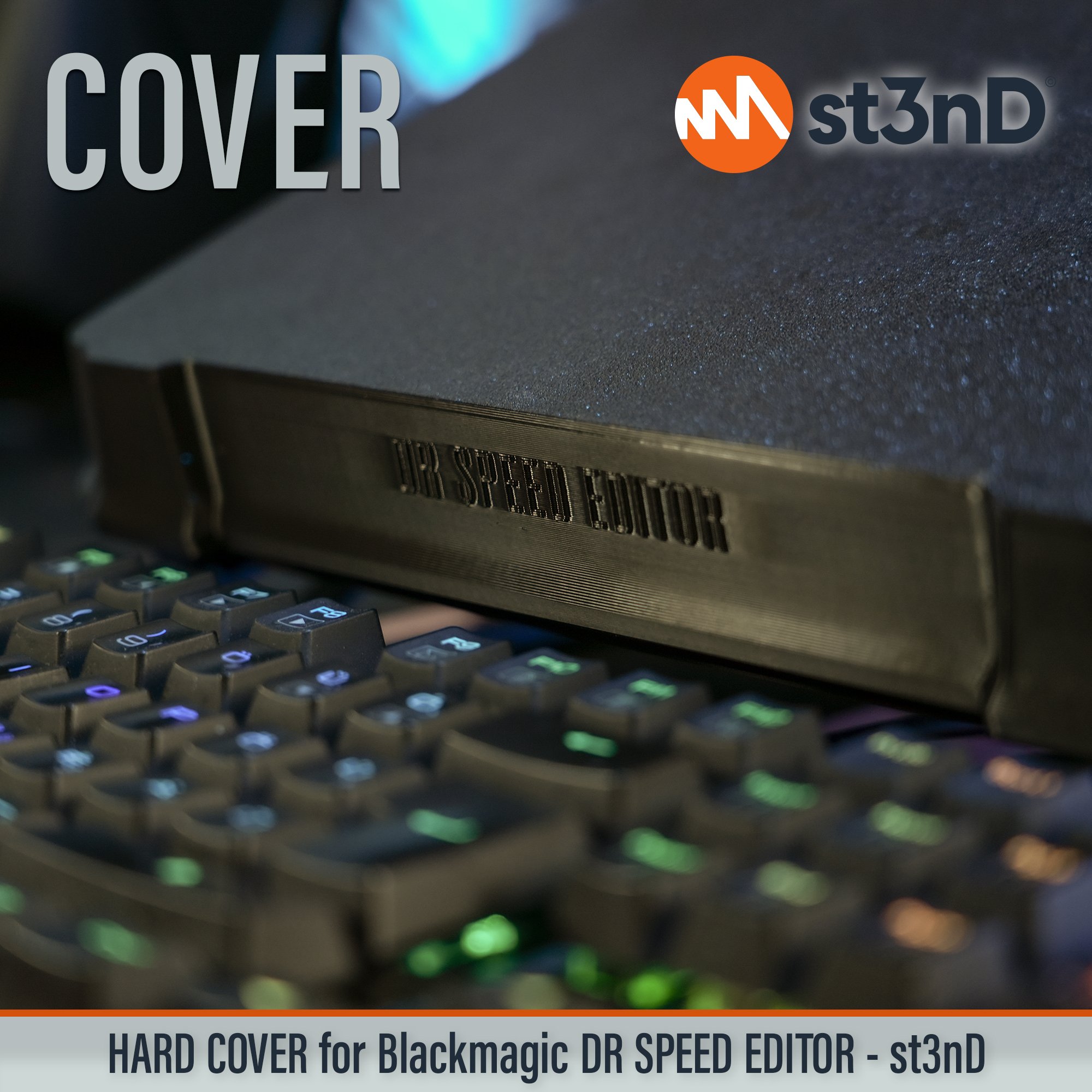 3dcover BLACKMAGIC DaVinci Resolve dust cover hard cover micro color panel protective protective cover protective lid protector Speed Editor blackmagic speed editor davinci