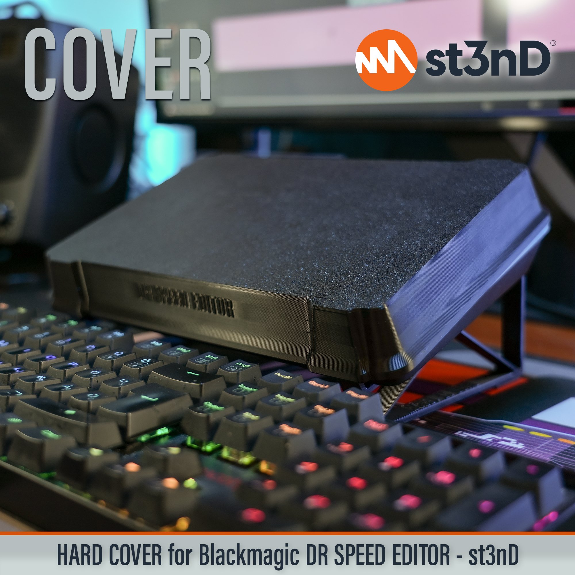 3dcover BLACKMAGIC DaVinci Resolve dust cover hard cover micro color panel protective protective cover protective lid protector Speed Editor blackmagic speed editor davinci