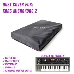 decksaver dust cover dustcover dustcoverpro elastic korg MICROKORG synth synth protection water resistant waterproof microkorg 2