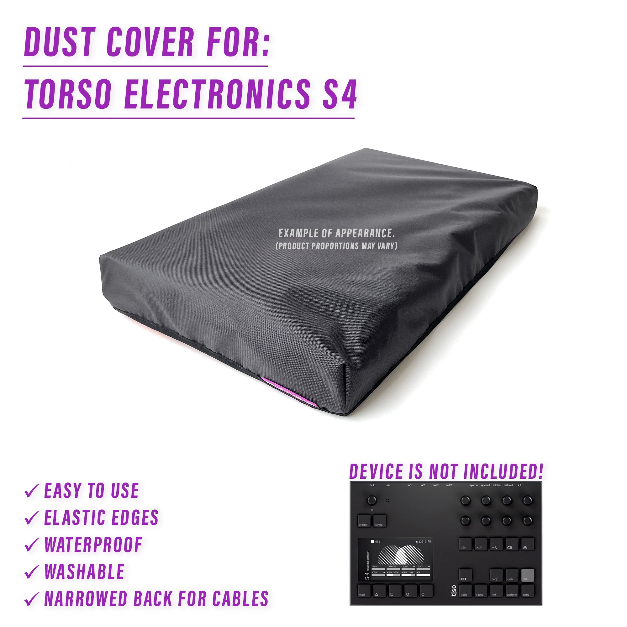 cover dcp dust cover dustcoverpro soft cover torso torso electronics s4 torso electronics s4