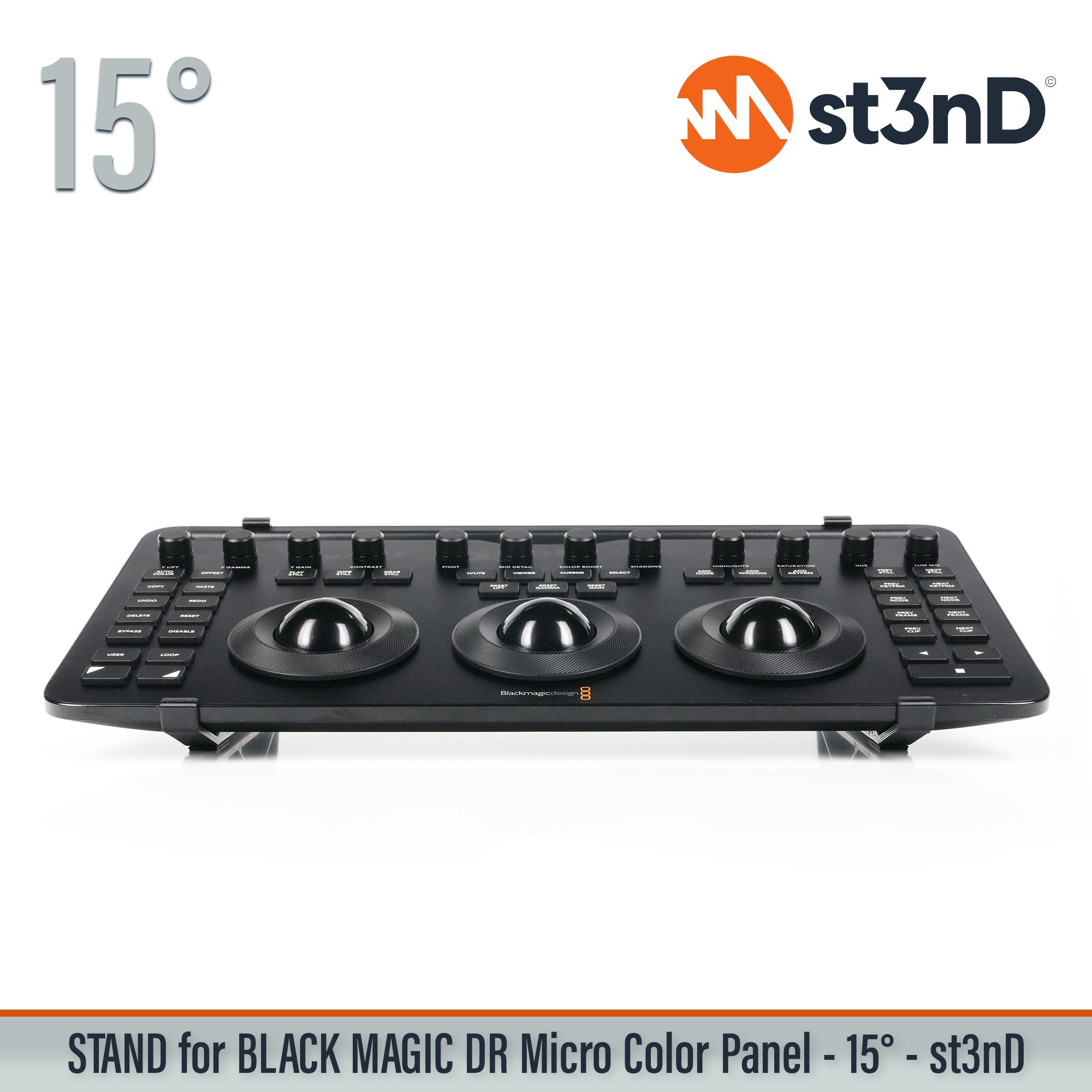 black magic color panel davici resolve davinci micro color panel DaVinci Resolve micro color panel portable resolve stand st3nD stable stand stand strong sturdy tilted