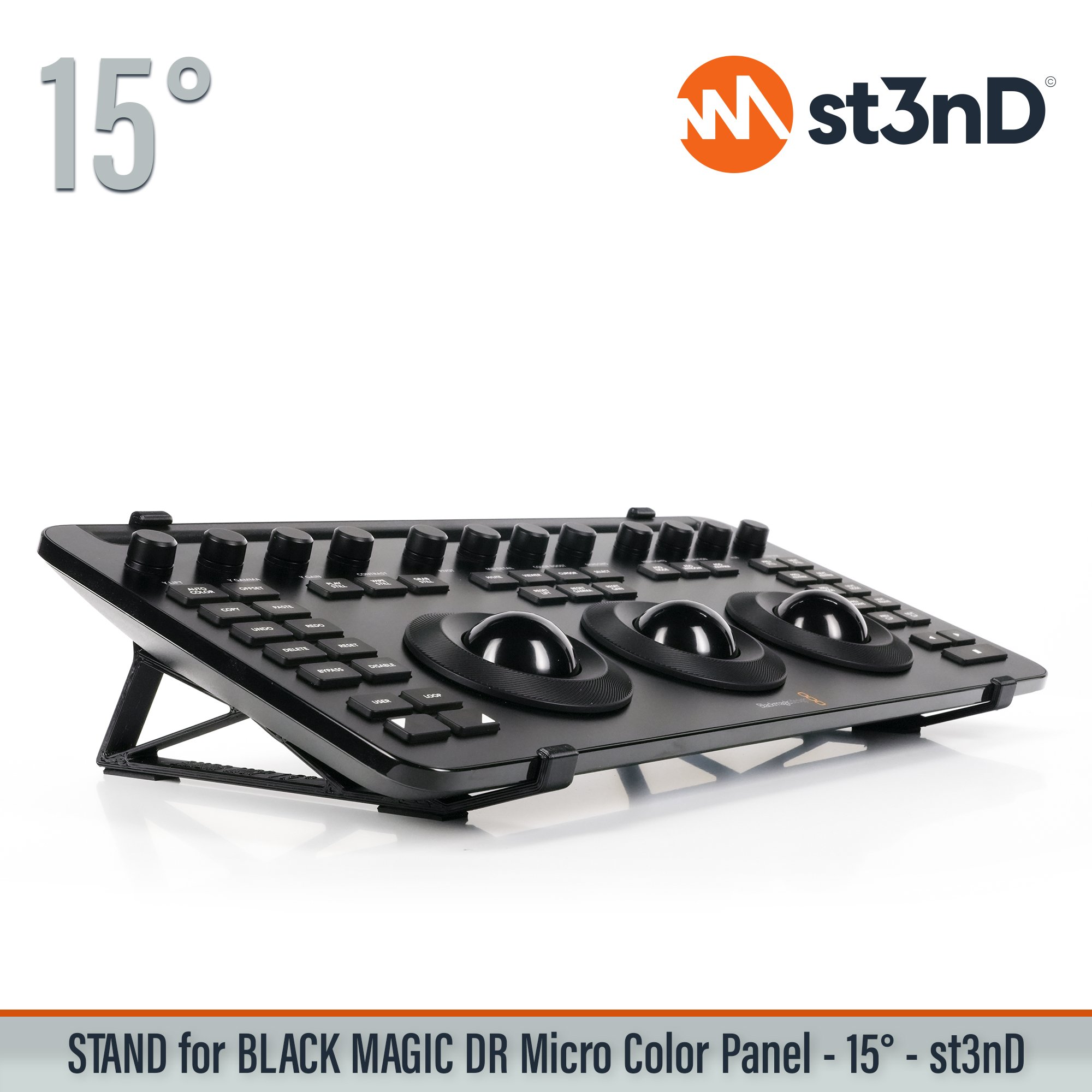 black magic color panel davici resolve davinci micro color panel DaVinci Resolve micro color panel portable resolve stand st3nD stable stand stand strong sturdy tilted