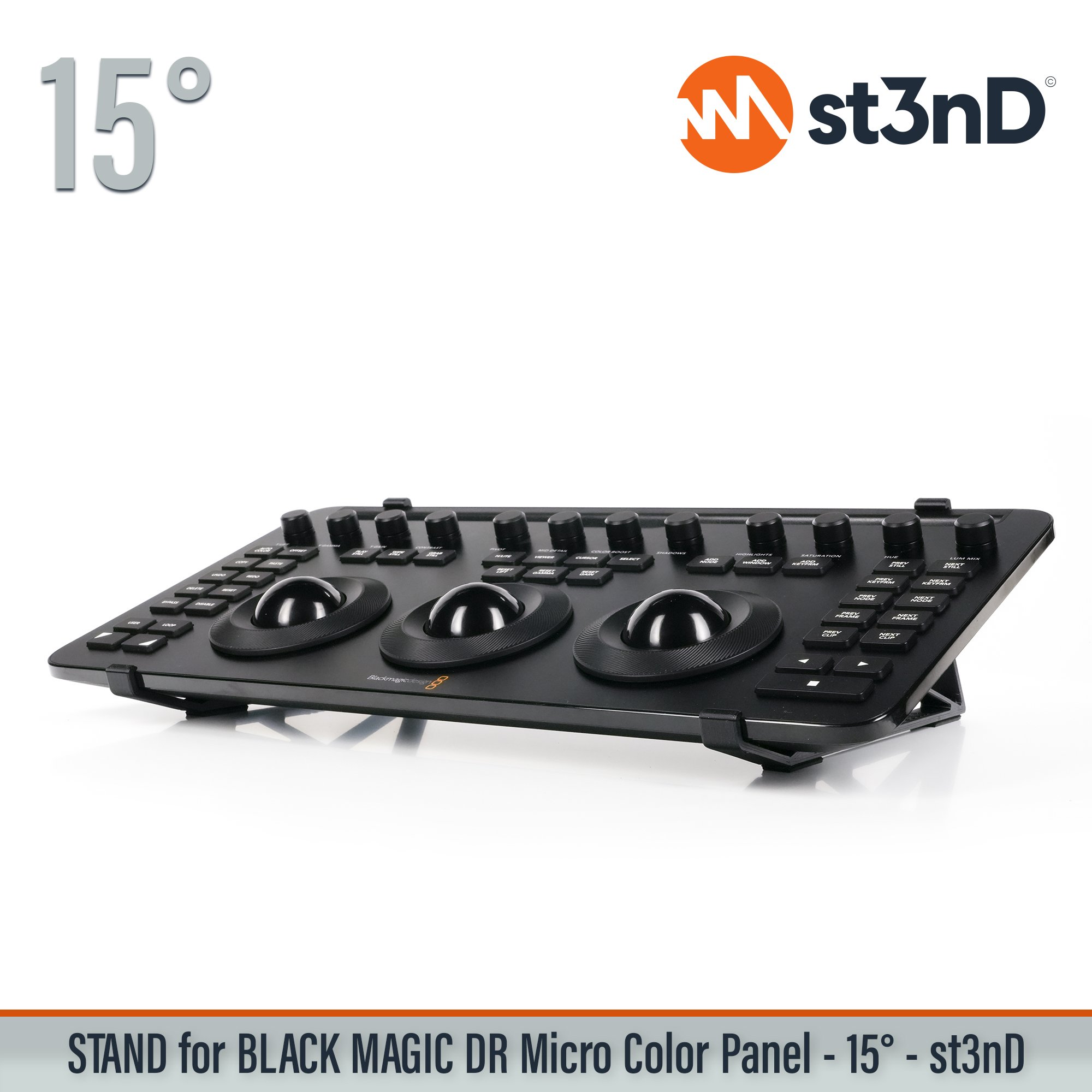 black magic color panel davici resolve davinci micro color panel DaVinci Resolve micro color panel portable resolve stand st3nD stable stand stand strong sturdy tilted
