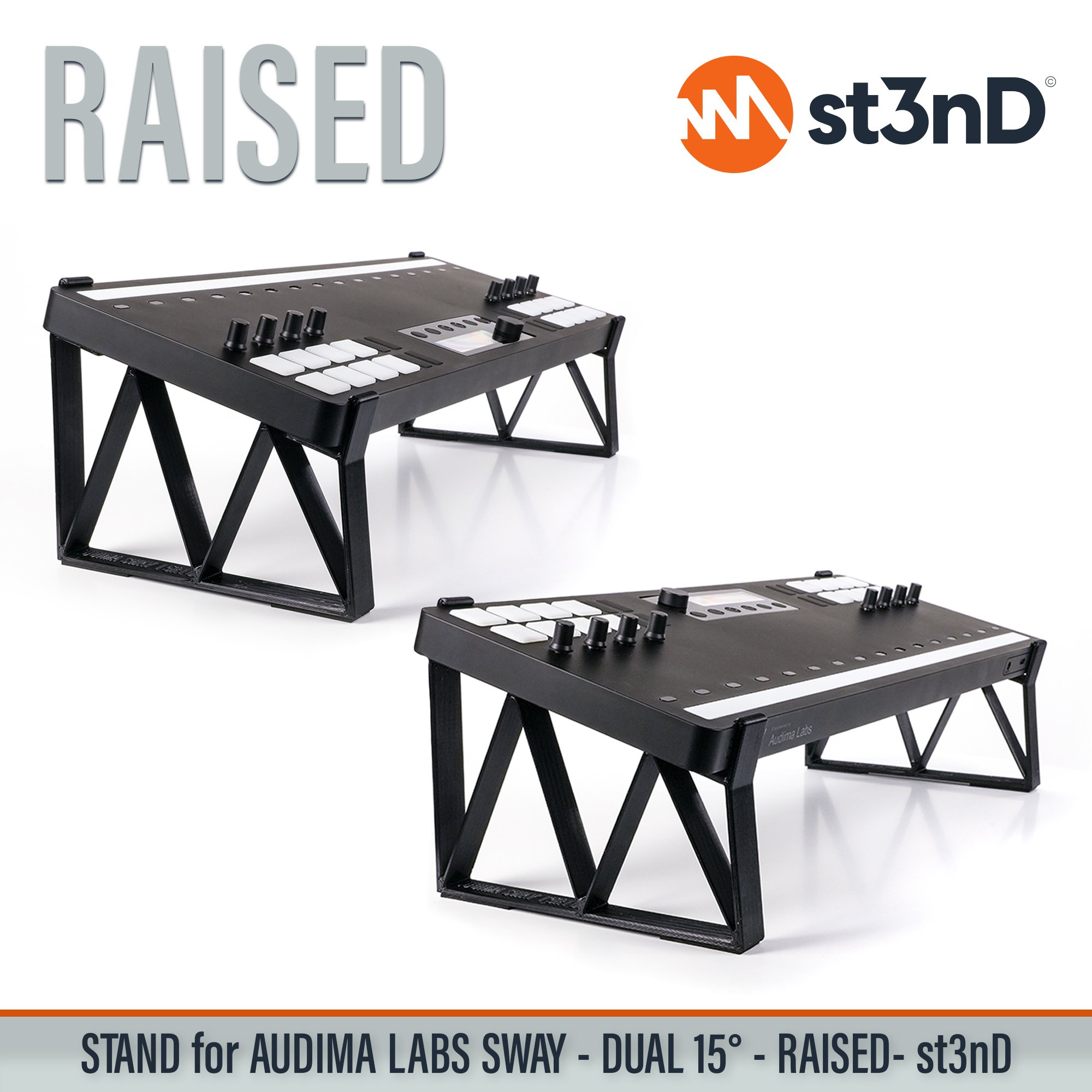 audima labs audima labs sway daw controller dj controller portable st3nD stable stand strong sturdy sway tilted raised elevated