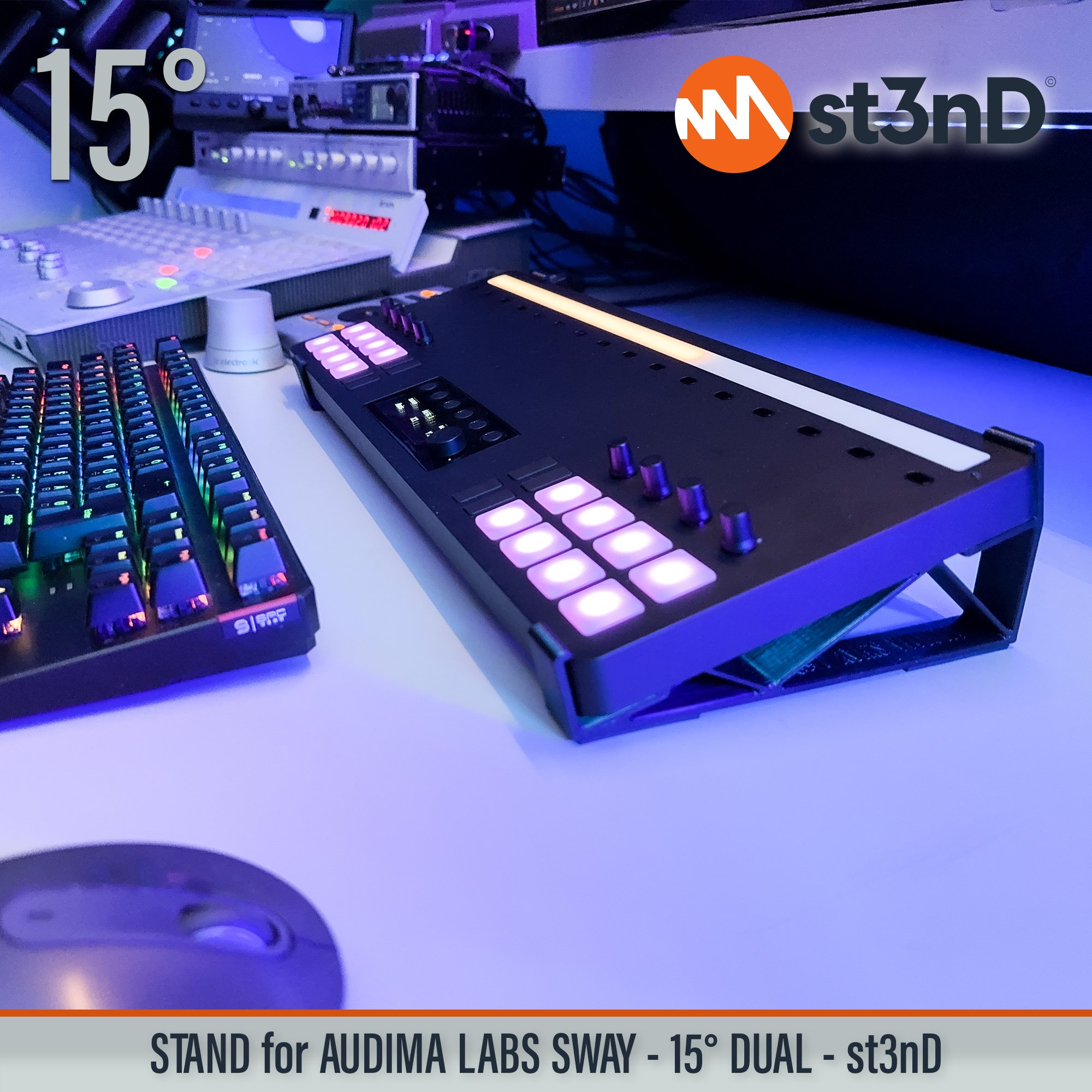 audima labs audima labs sway daw controller dj controller portable st3nD stable stand strong sturdy sway tilted