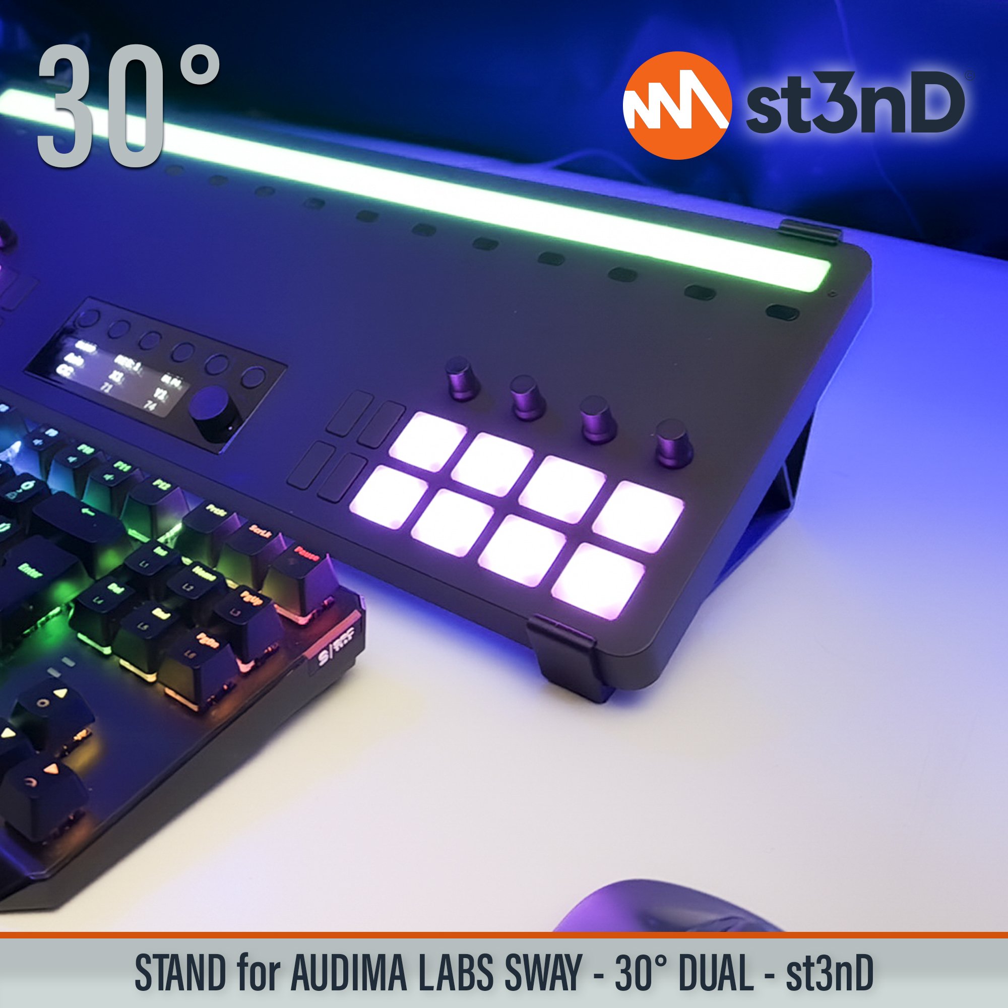audima labs audima labs sway daw controller dj controller portable st3nD stable stand strong sturdy sway tilted