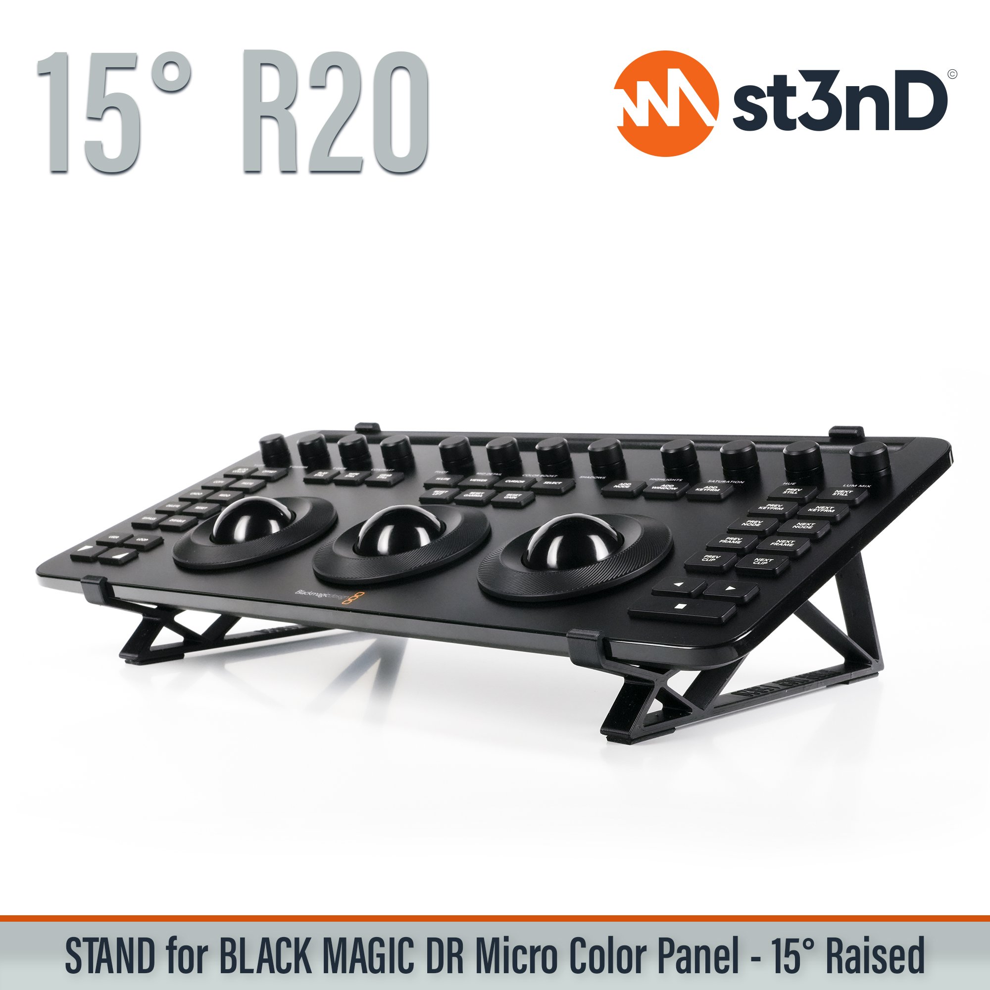 black magic color panel davici resolve davinci micro color panel DaVinci Resolve portable raised resolve stand st3nD stable stand stand strong sturdy tilted micro color panel