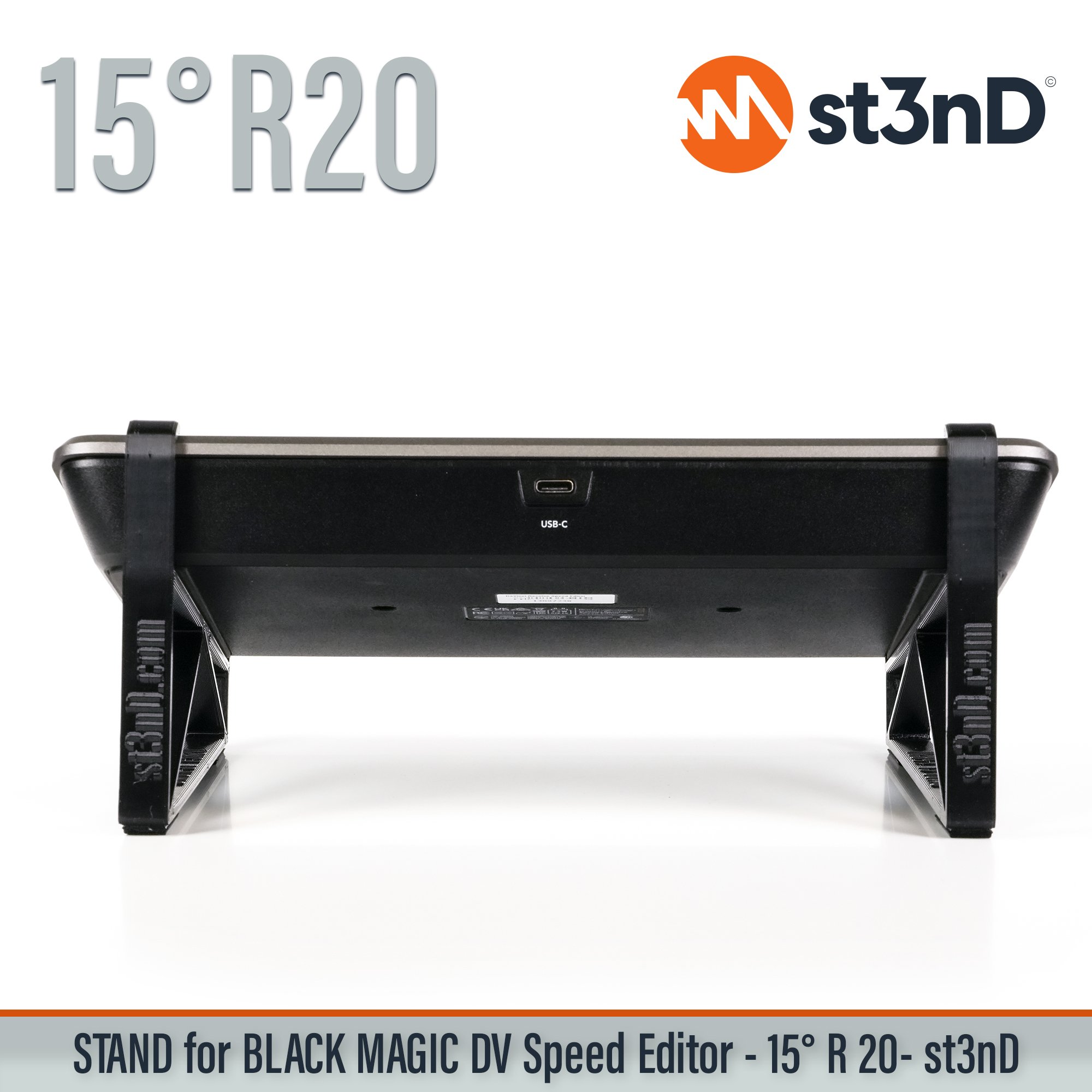 black magic blackmagic speed editor davici resolve DaVinci Resolve portable resolve stand Speed Editor st3nD stable stand stand strong sturdy tilted raised