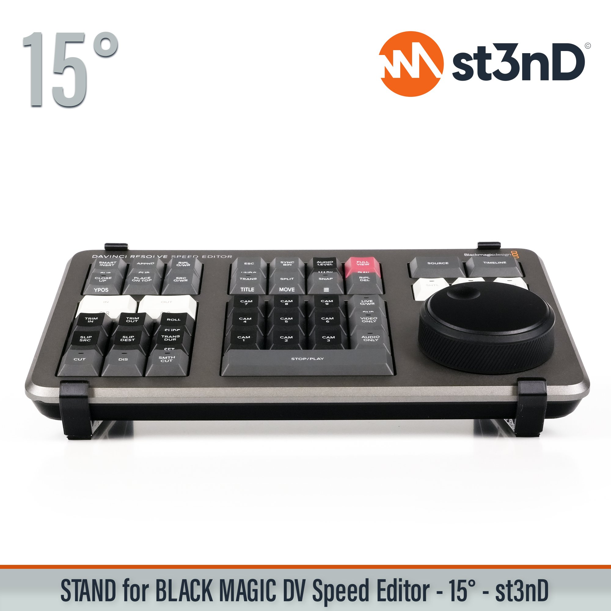 portable st3nD stable stand strong sturdy tilted black magic davici resolve DaVinci Resolve Speed Editor blackmagic speed editor speed editor stand resolve stand