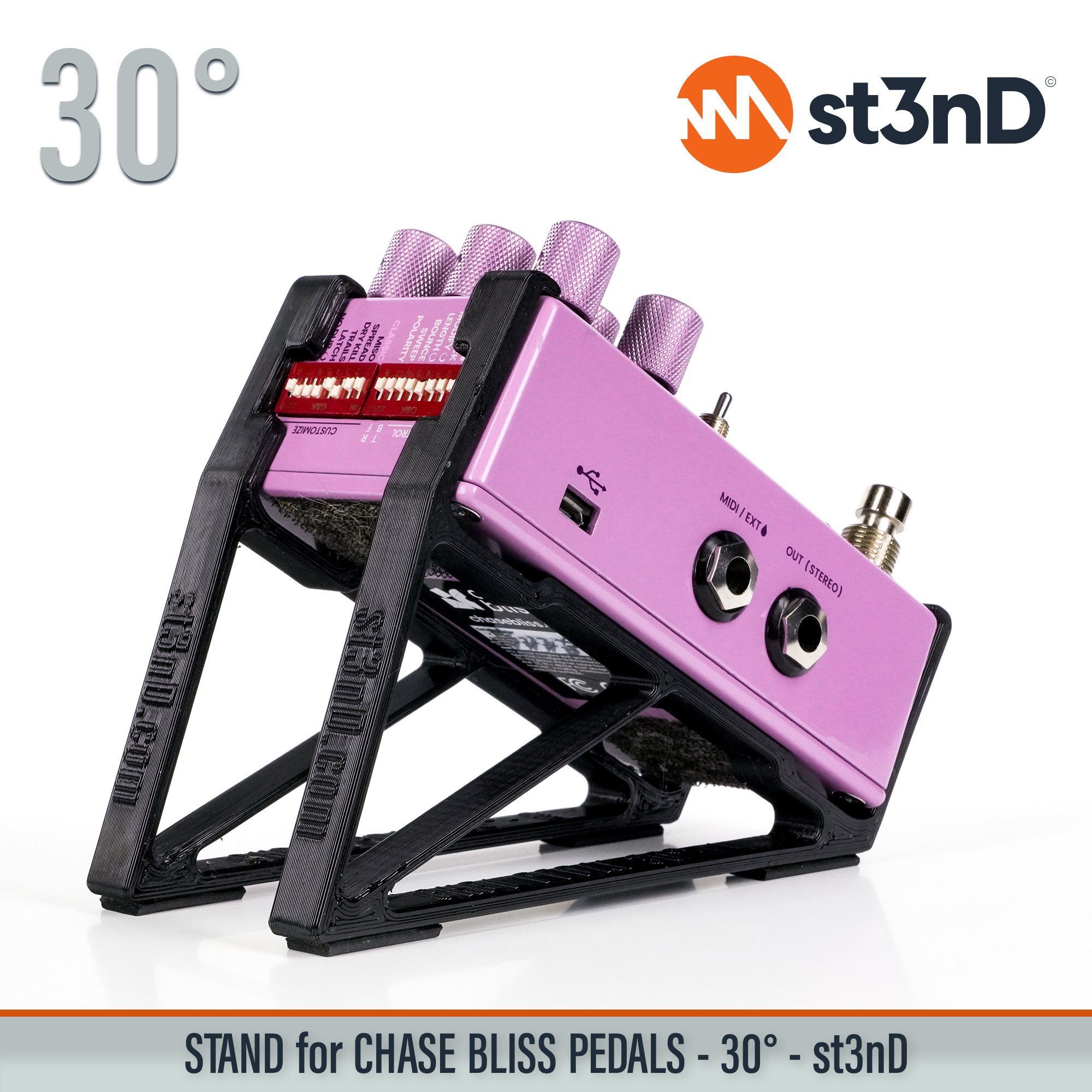 bliss chase chase bliss stand chasebliss st3nD stable stand strong sturdy tilted desktop stand pedal effects pedal stand effects pedal