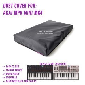 akai cover dustcover dustcoverpro elastic Mpk Mini protection synth waterproof mpk mini mk4