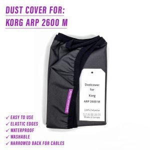 dust cover dustcover dustcoverpro elastic korg synth synth protection water resistant waterproof 2600 2600m korg arp 2600m arp 2600 modular semi modular