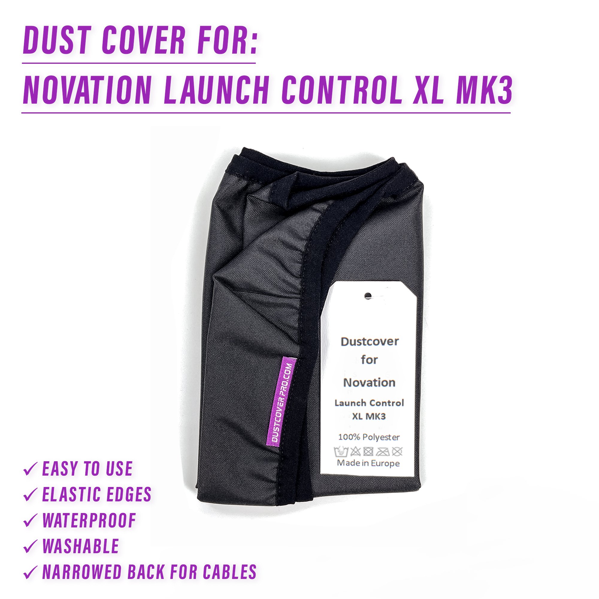 dust cover dustcover dustcoverpro elastic launch launch control Launch Control XL Launch Control XL MK3 novation novation lc xl mk3 synth synth protection water resistant waterproof