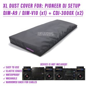 DJ LIVE SET djm v10 djma-a9 dust cover dustcover dustcoverpro elastic PIONEER Pioneer DJ pioneer dj djm v10 PIONEER DJ SETUP Pioneer DJM A9 Pioneer DJM V10 water resistant waterproof cdj 3000X 3000x AlphaTheta alphatheta 3000x