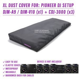 cdj 3000 DJ LIVE SET dust cover dustcover dustcoverpro elastic PIONEER Pioneer DJ PIONEER DJ SETUP synth water resistant waterproof djma-a9 djm v10 pioneer dj djm v10 Pioneer DJM V10 Pioneer DJM A9