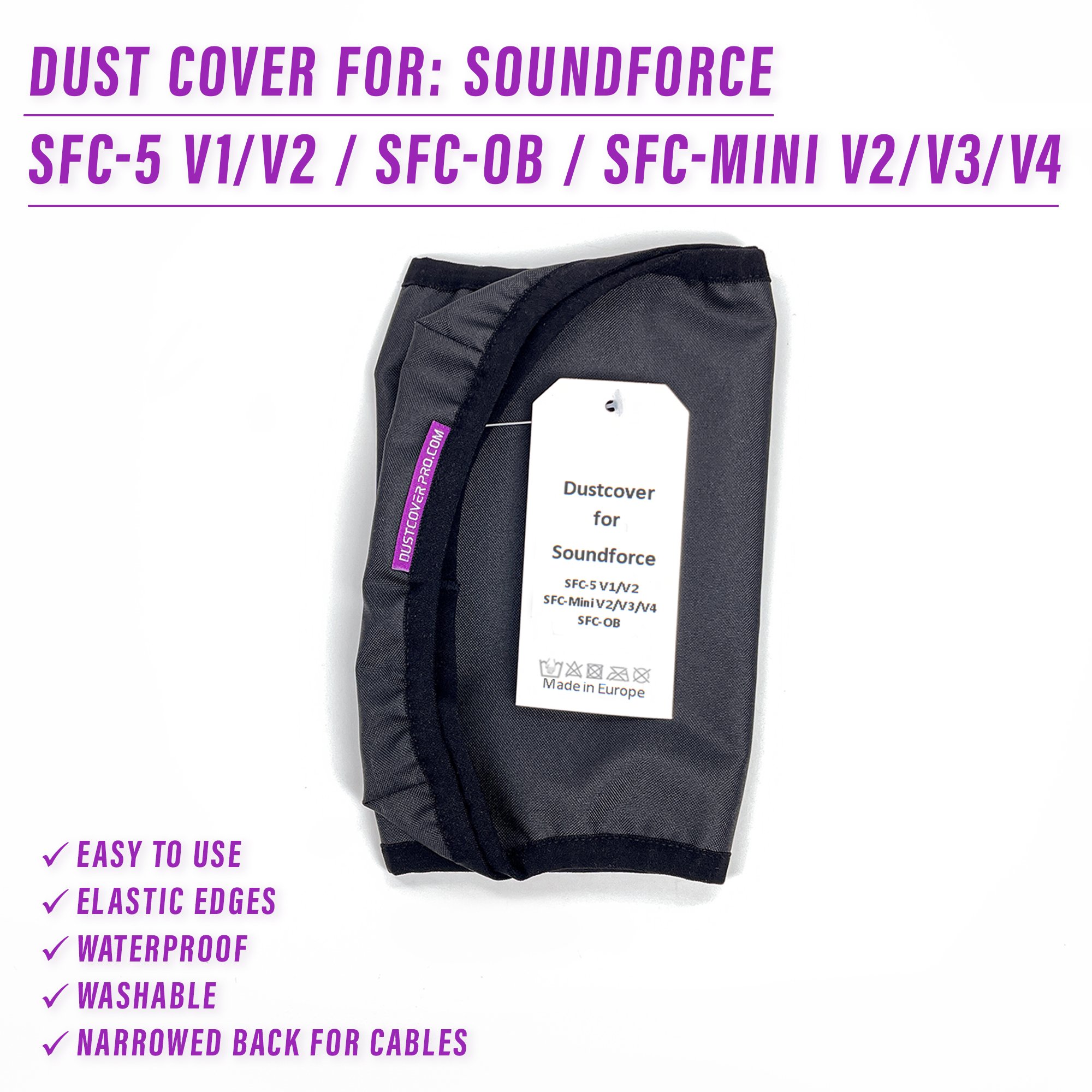 dcp dust cover dustcoverpro soundforce sfc-5 sfc-OB sfc-mini cover soundforce cover