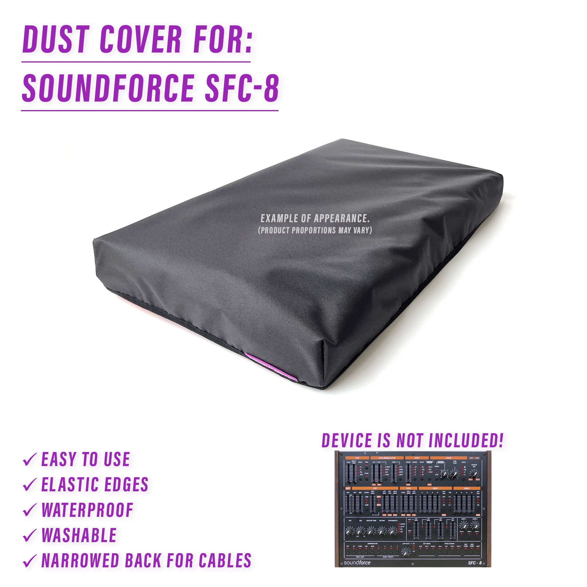 cover dcp dust cover dustcoverpro soundforce soundforce cover sfc-8 sfc8