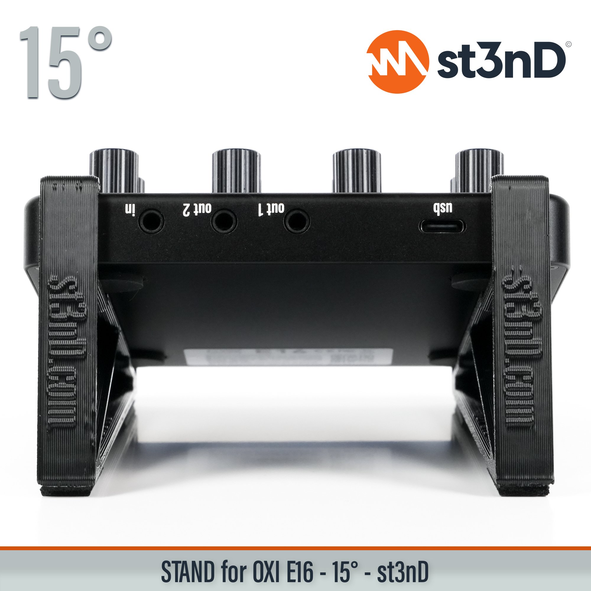 daw controller dj controller portable st3nD stable stand strong sturdy tilted midi oxi oxi e16 oxi instruments oxi e-16