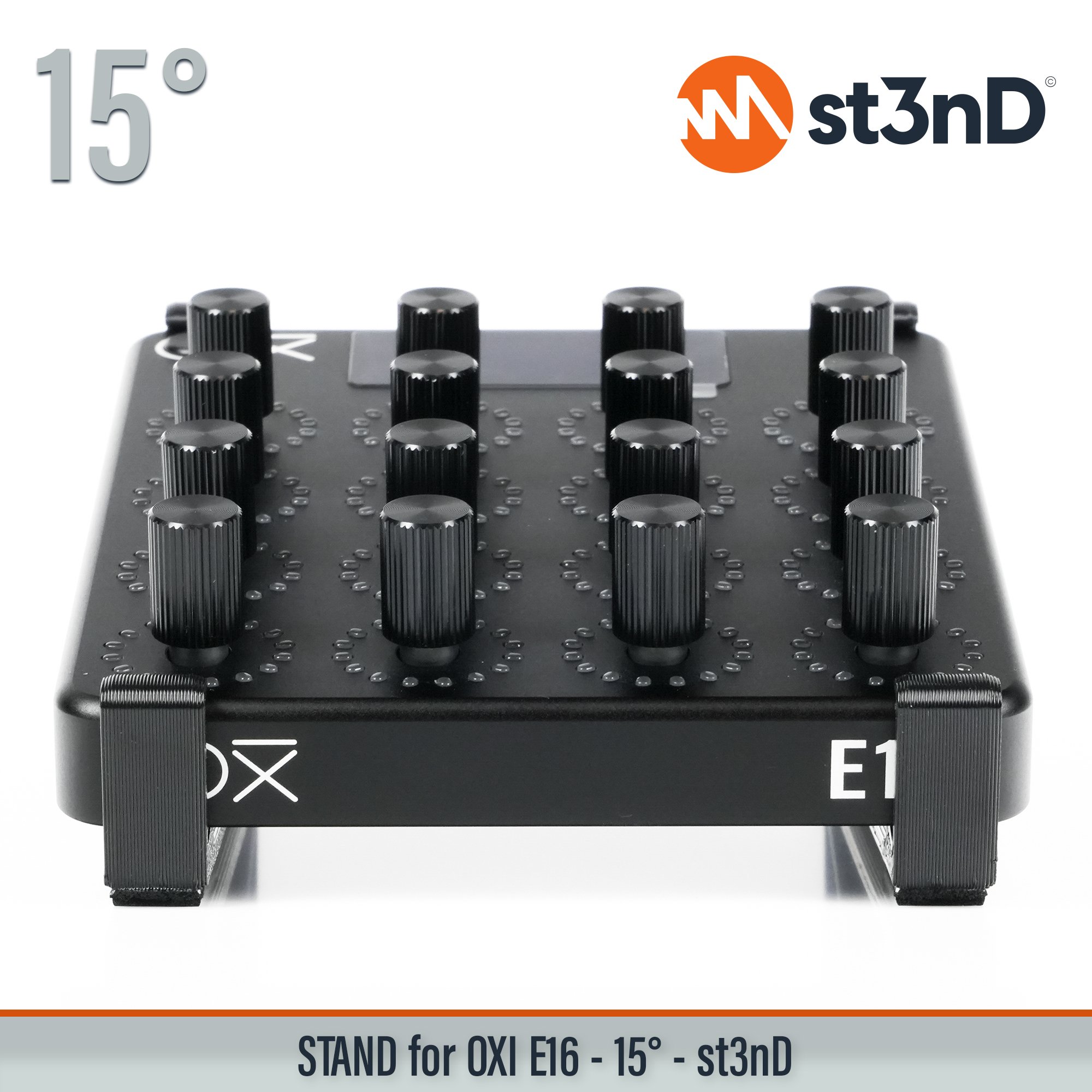 daw controller dj controller portable st3nD stable stand strong sturdy tilted midi oxi oxi e16 oxi instruments oxi e-16