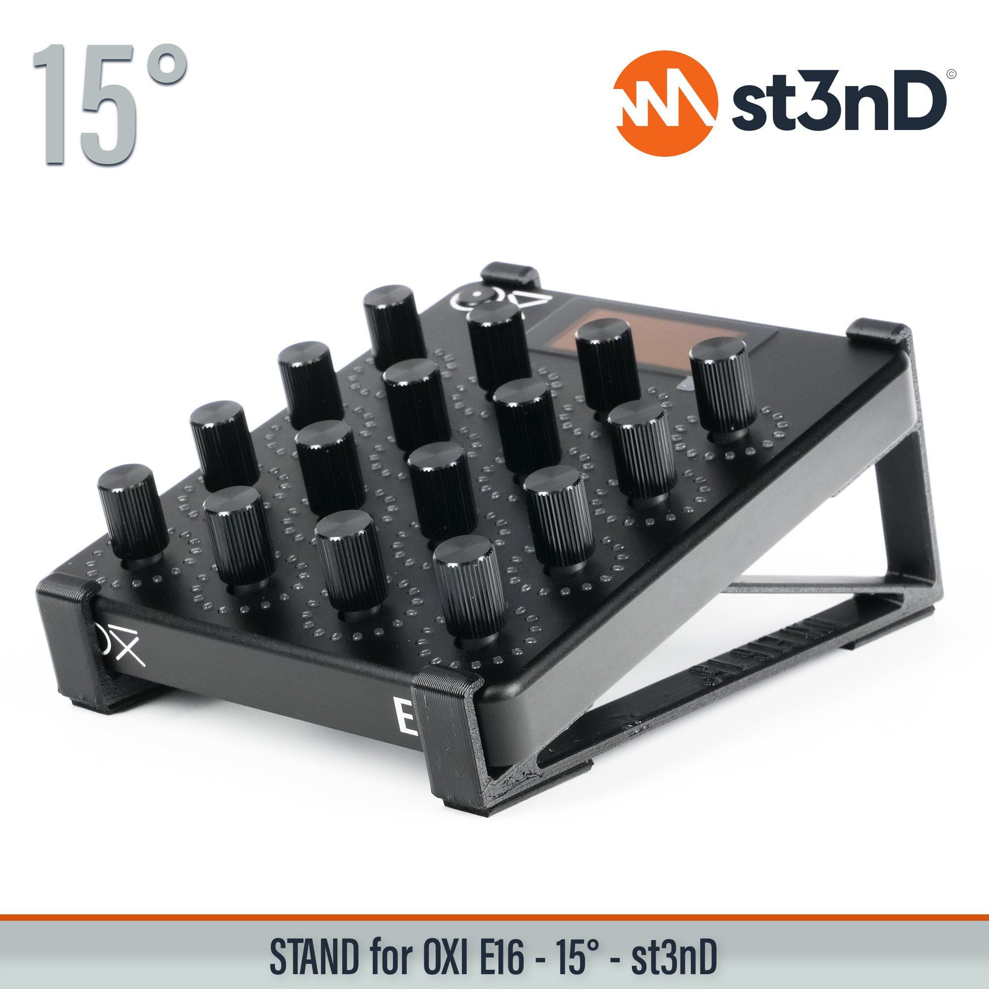 daw controller dj controller portable st3nD stable stand strong sturdy tilted midi oxi oxi e16 oxi instruments oxi e-16