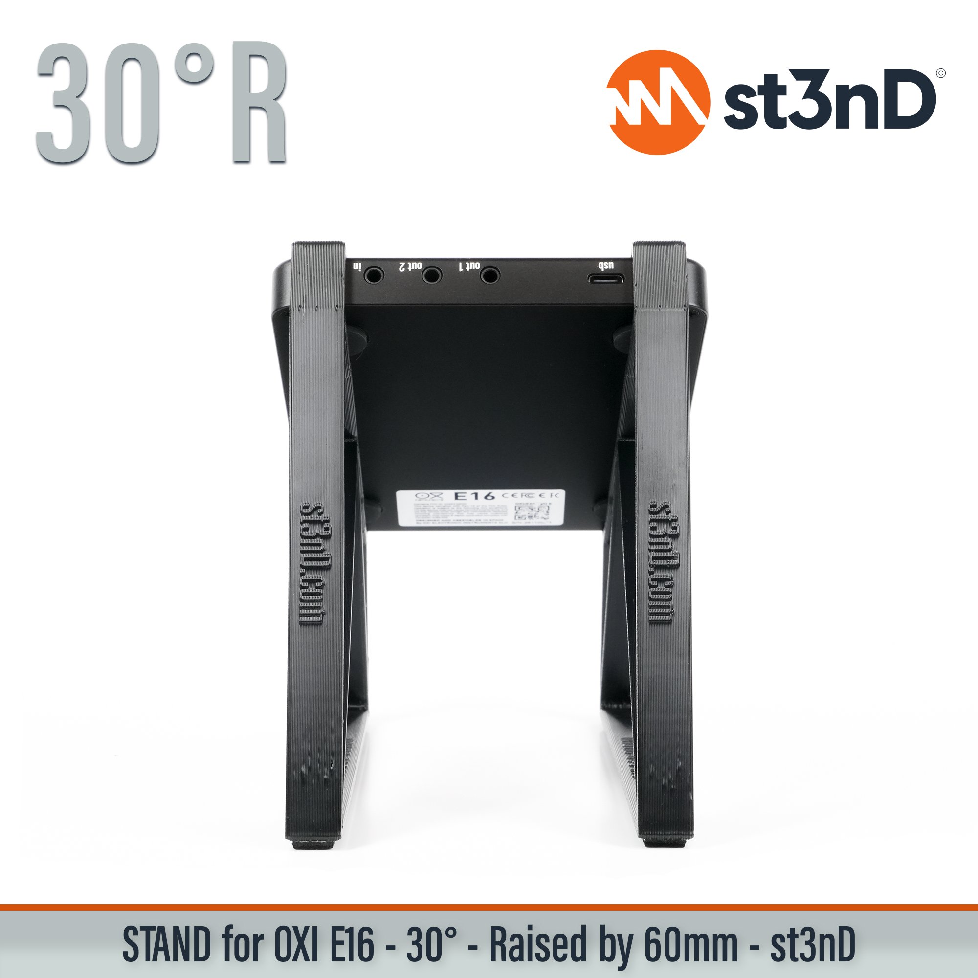 daw controller dj controller portable st3nD stable stand strong sturdy tilted midi oxi oxi e16 oxi instruments oxi e-16 raised
