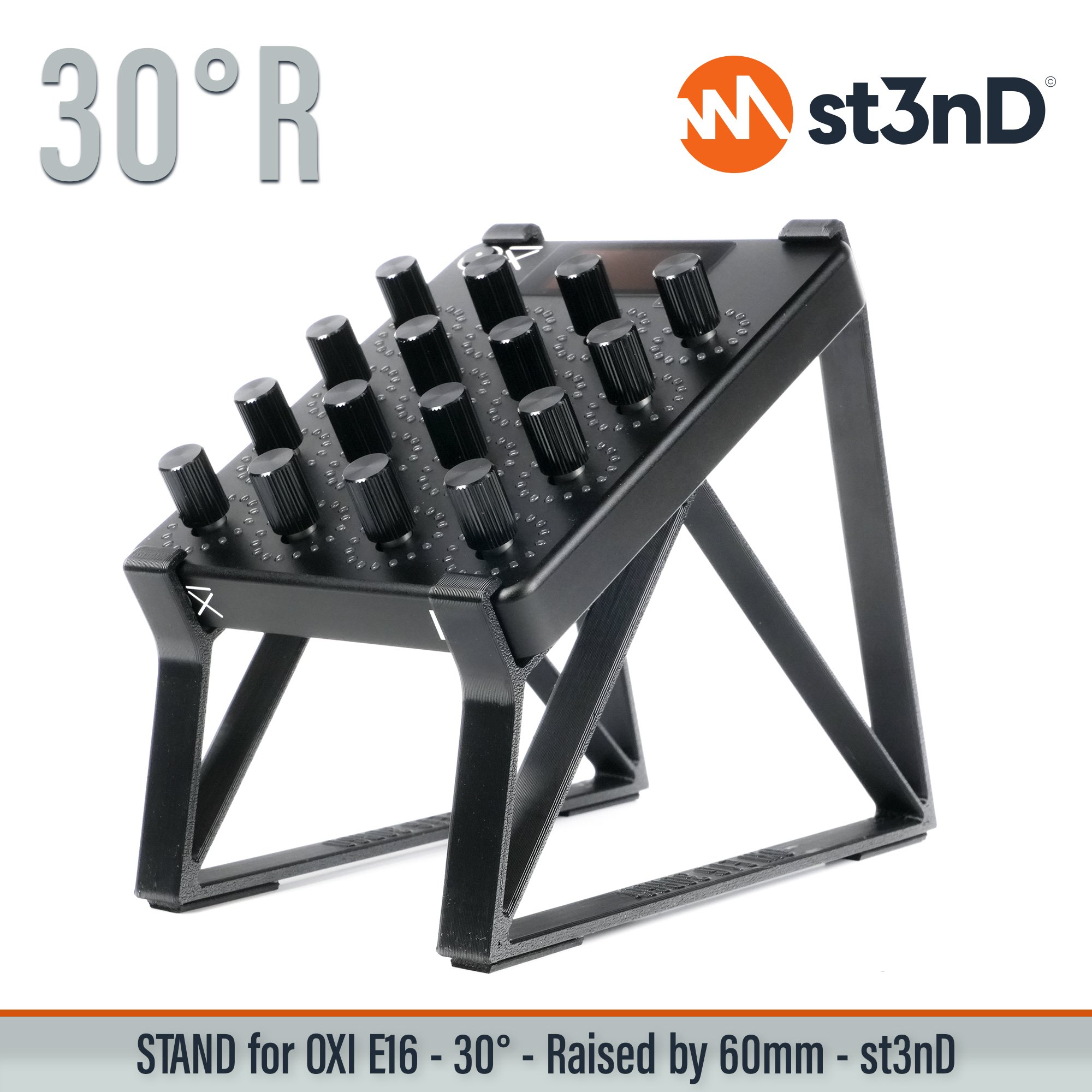 daw controller dj controller portable st3nD stable stand strong sturdy tilted midi oxi oxi e16 oxi instruments oxi e-16 raised
