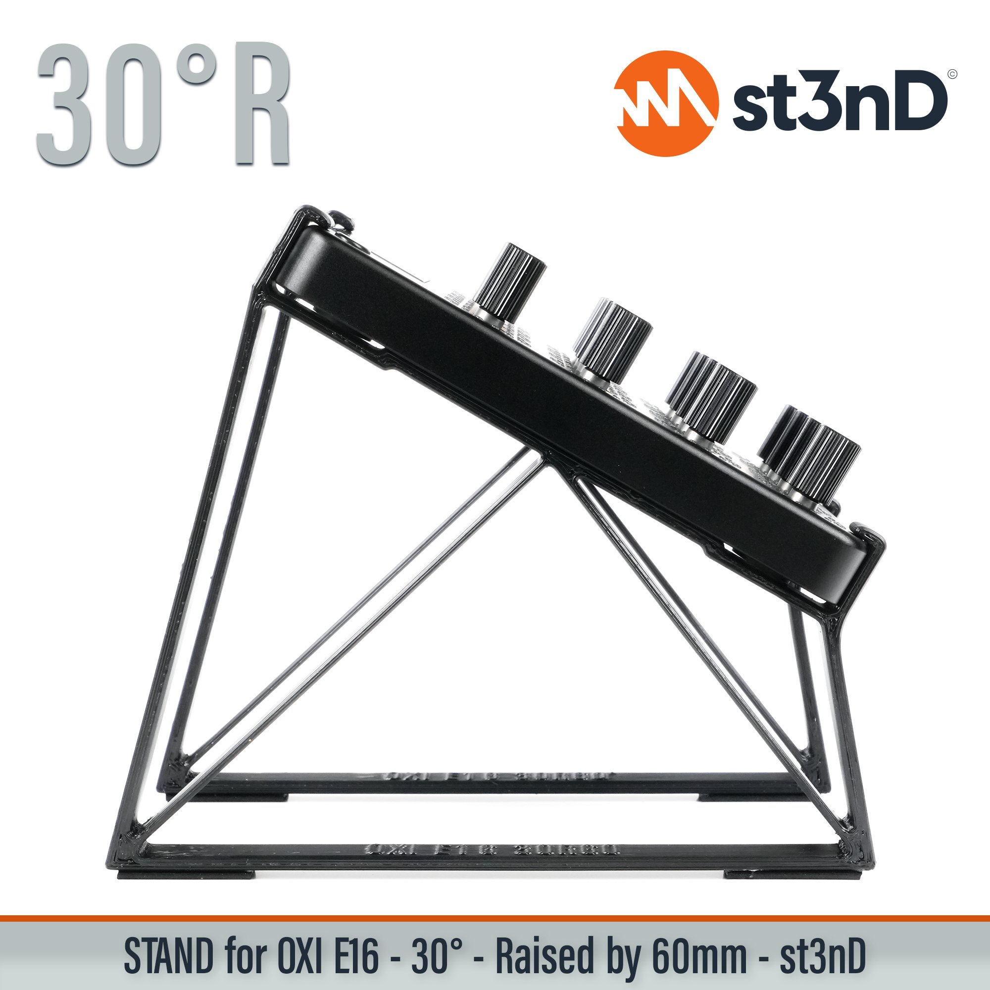 daw controller dj controller portable st3nD stable stand strong sturdy tilted midi oxi oxi e16 oxi instruments oxi e-16 raised