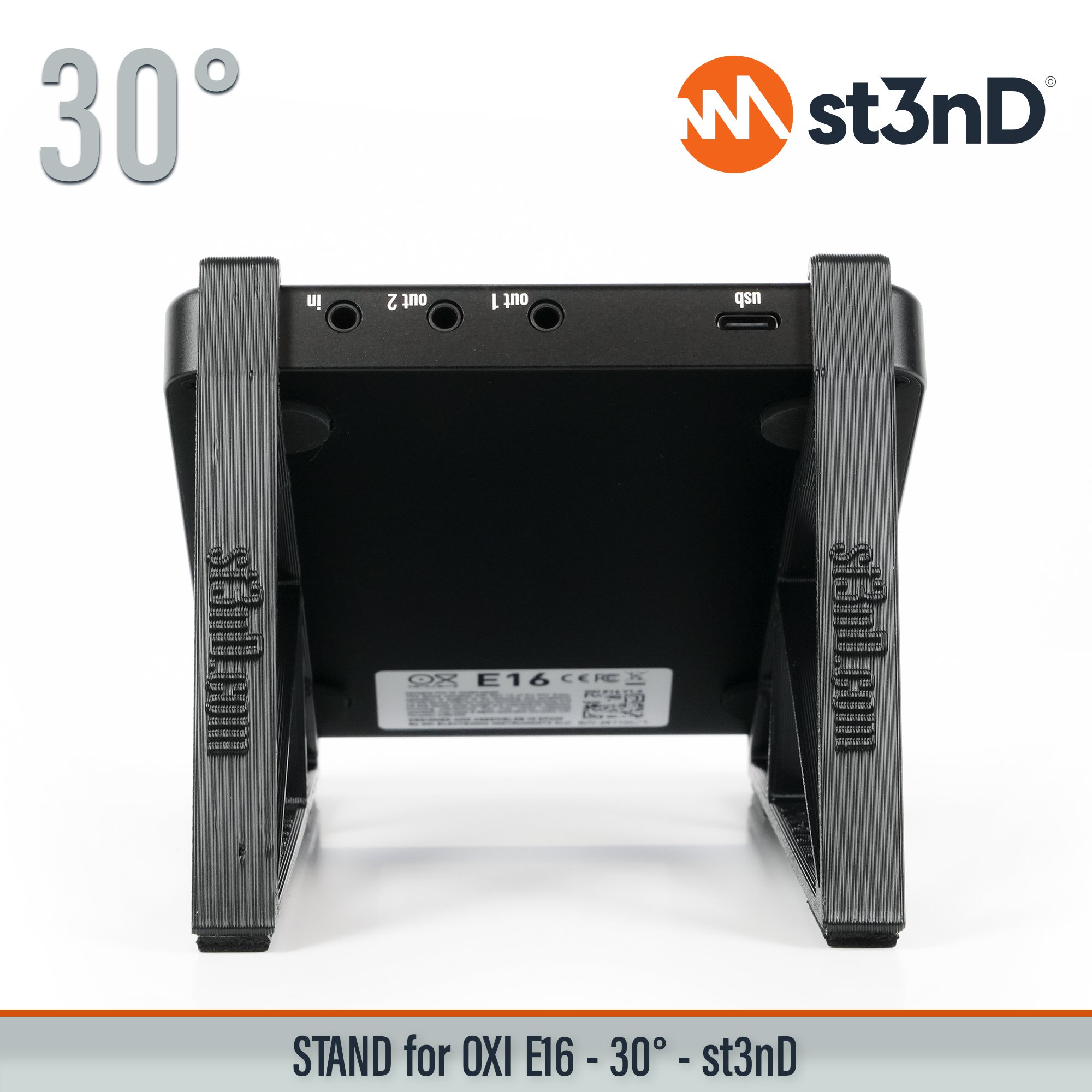 daw controller dj controller portable st3nD stable stand strong sturdy tilted midi oxi oxi e16 oxi instruments oxi e-16