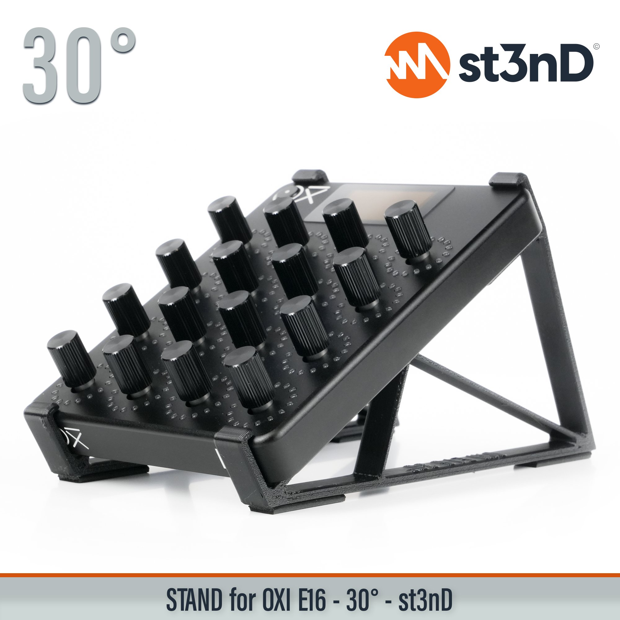 daw controller dj controller portable st3nD stable stand strong sturdy tilted midi oxi oxi e16 oxi instruments oxi e-16