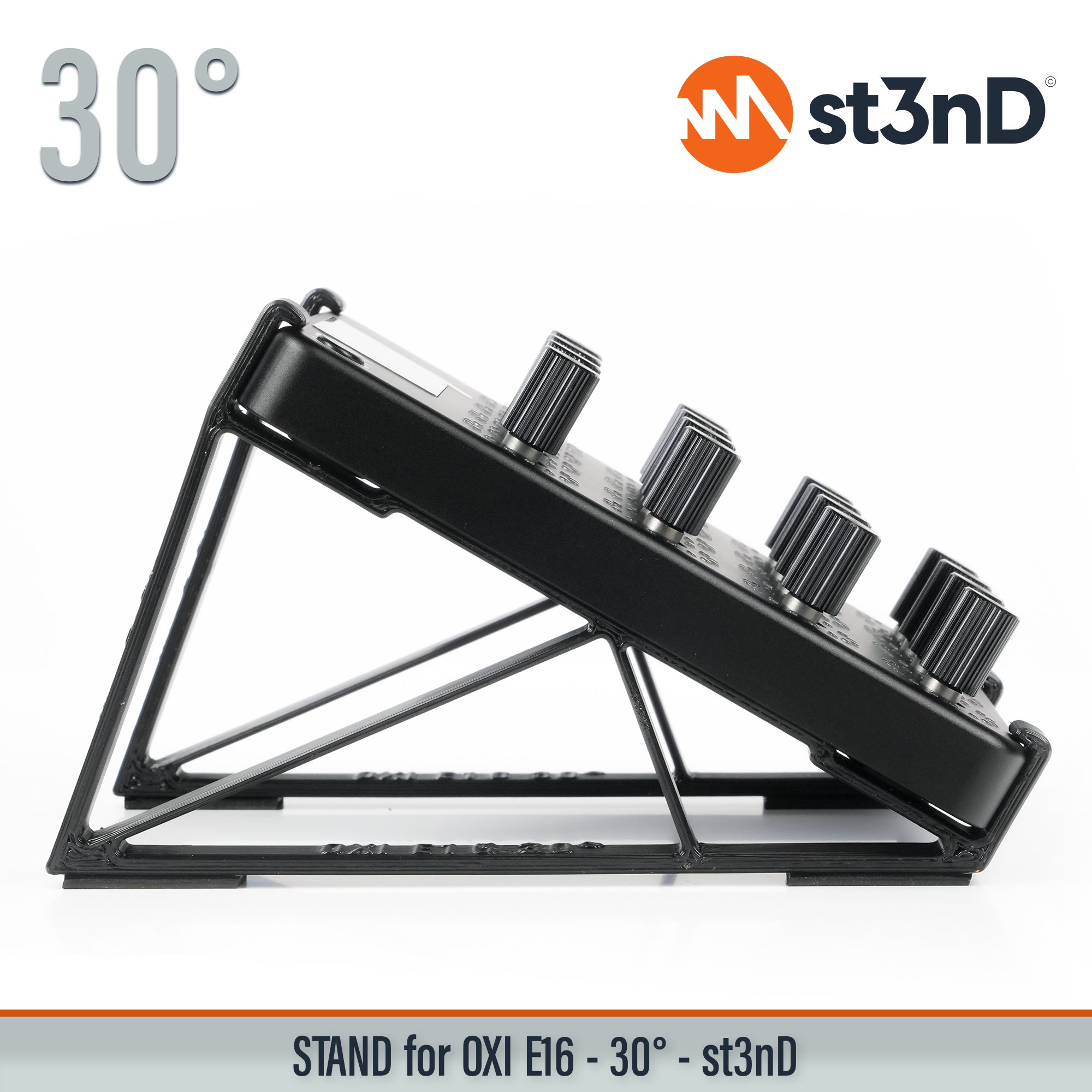 daw controller dj controller portable st3nD stable stand strong sturdy tilted midi oxi oxi e16 oxi instruments oxi e-16