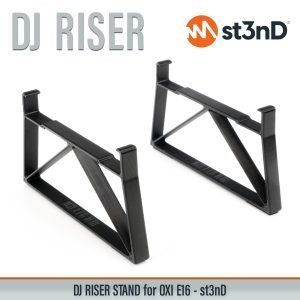 daw controller dj controller midi oxi oxi e-16 oxi e16 oxi instruments portable st3nD stable stand strong sturdy tilted dj dj raiser dj riser djriser