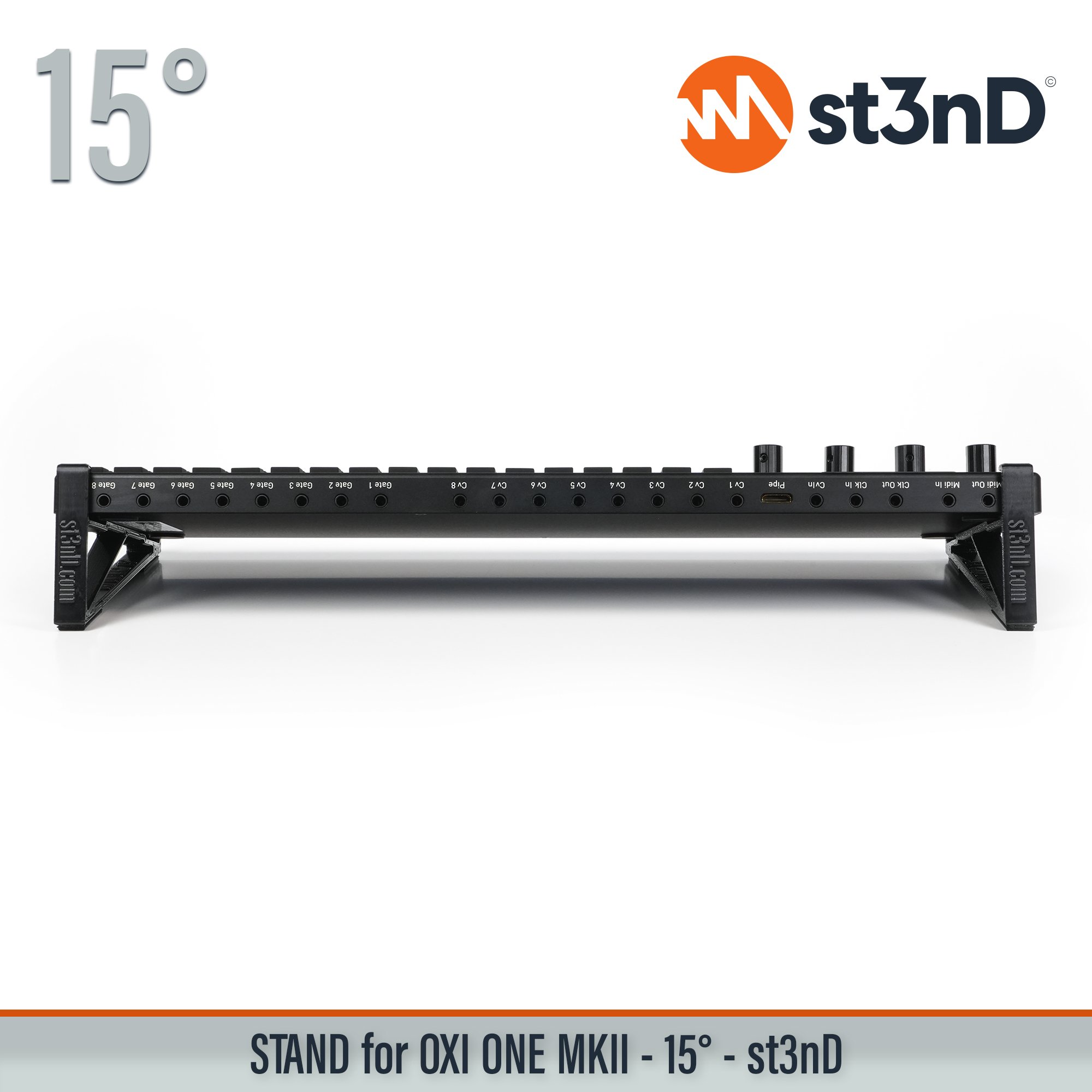 portable, stable, stand, strong, sturdy, tilted, OXI INSTRUMENTS ONE, OXI INSTRUMENTS, ONE MKII, OXI ONE MKII