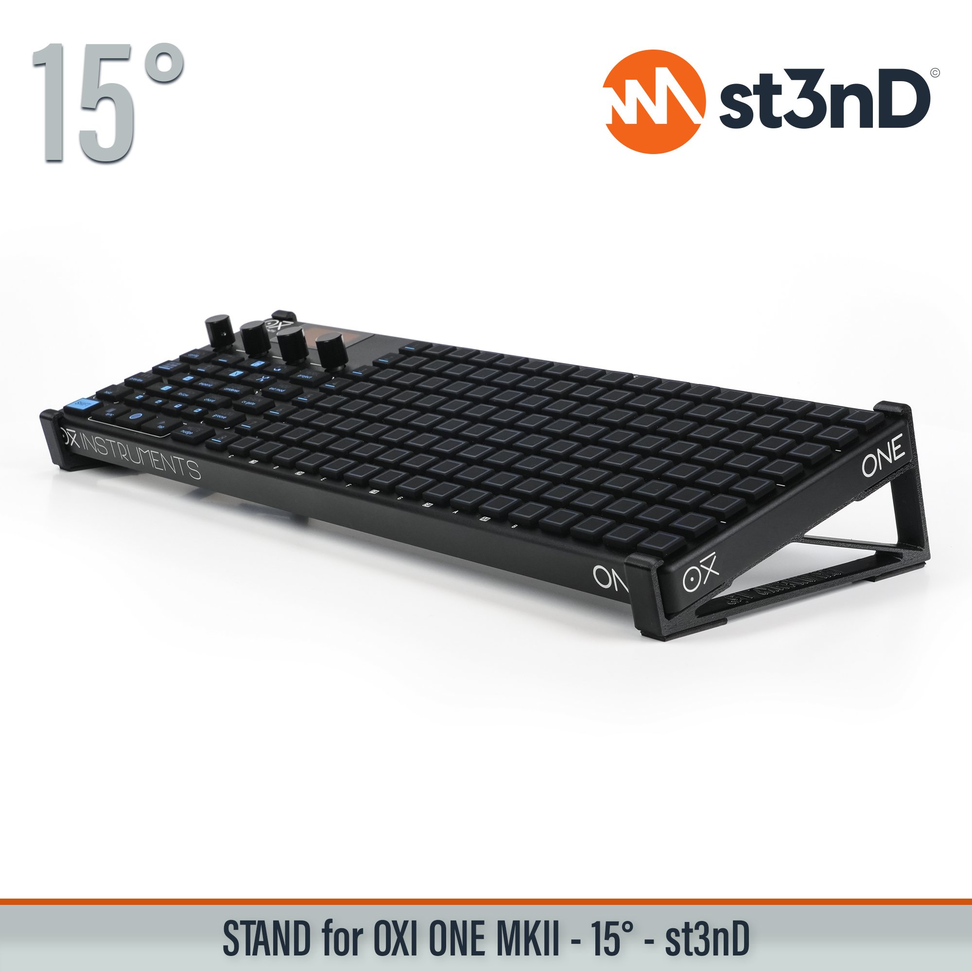 portable, stable, stand, strong, sturdy, tilted, OXI INSTRUMENTS ONE, OXI INSTRUMENTS, ONE MKII, OXI ONE MKII