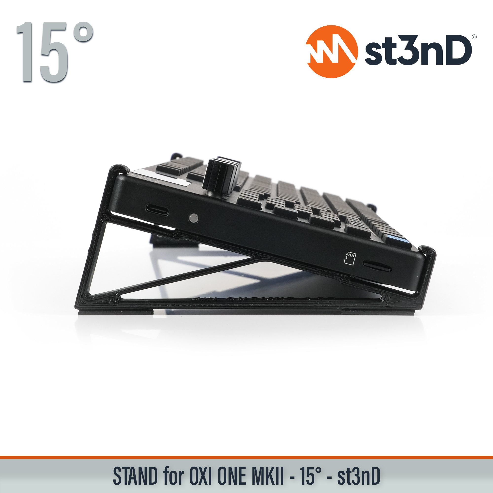 portable, stable, stand, strong, sturdy, tilted, OXI INSTRUMENTS ONE, OXI INSTRUMENTS, ONE MKII, OXI ONE MKII