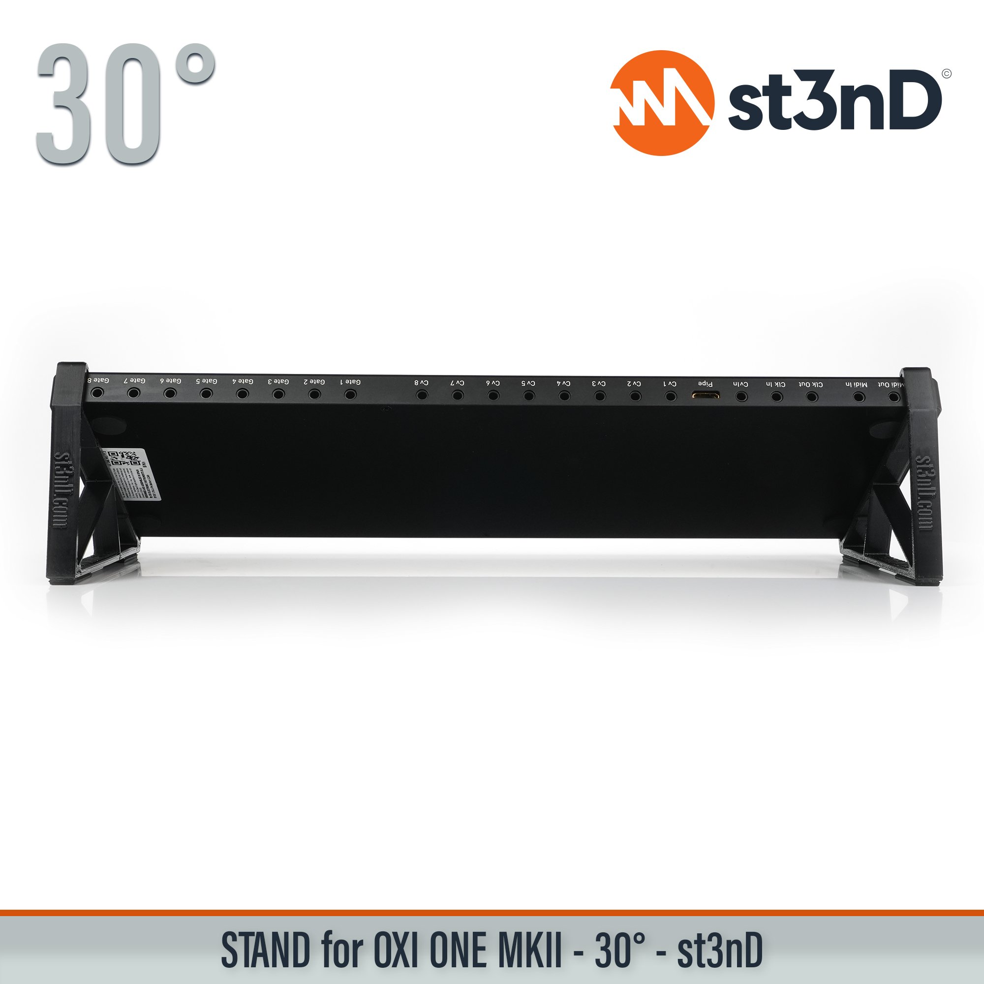 portable, stable, stand, strong, sturdy, tilted, OXI INSTRUMENTS ONE, OXI INSTRUMENTS, ONE MKII, OXI ONE MKII