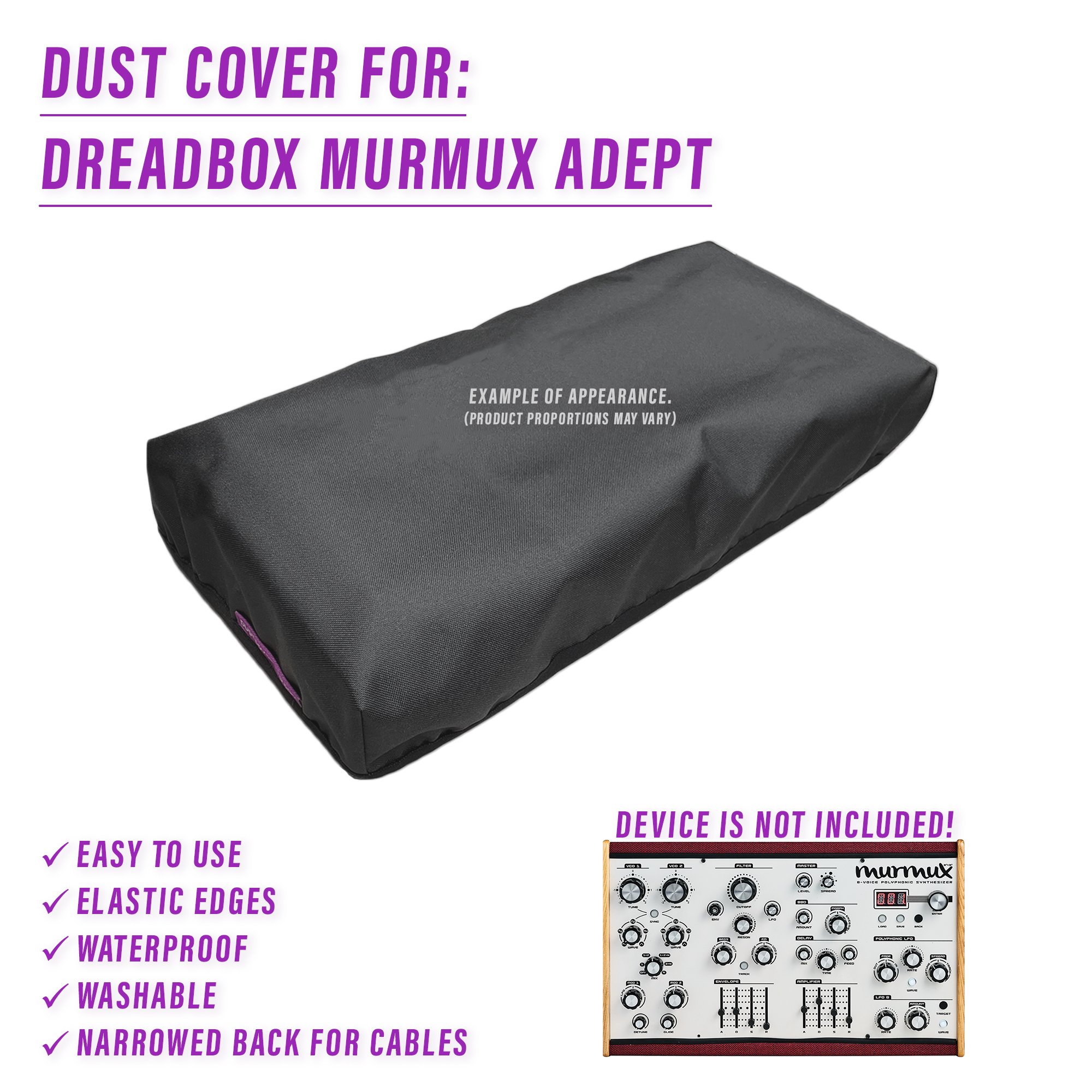 cover dcp dreadbox dust cover dustcoverpro murmux adept murmux cover dreadbox murmux adpet cover
