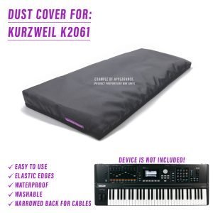 dcp dust cover dustcover dustcoverpro elastic kurzweil synth protection waterproof K2061 kurzweil K2061