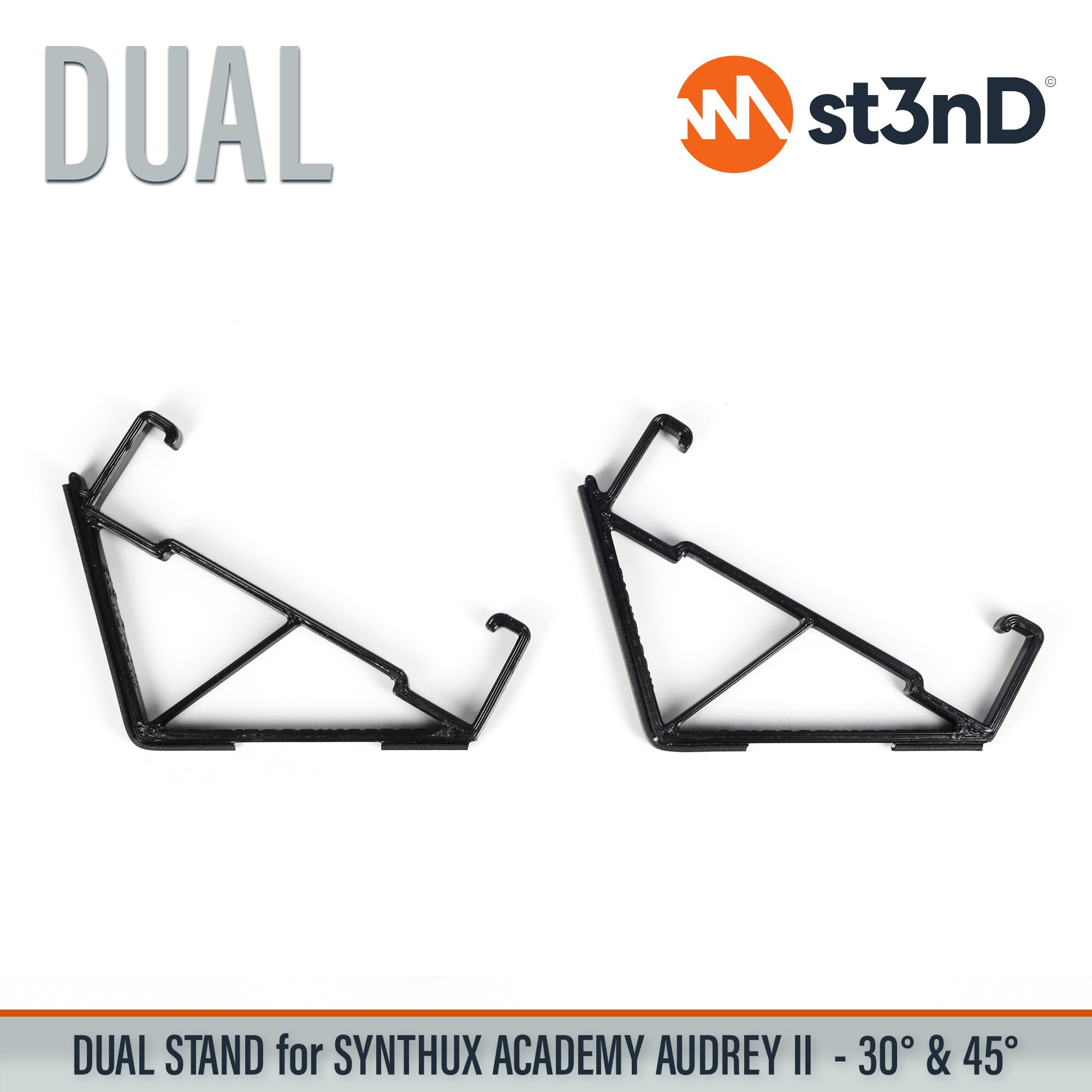 desktop stand music production st3nD stand strong studio gear sturdy synth synthesizer stand synthux academy audrey audrey II audrey 2 stand synthux academy dual stand