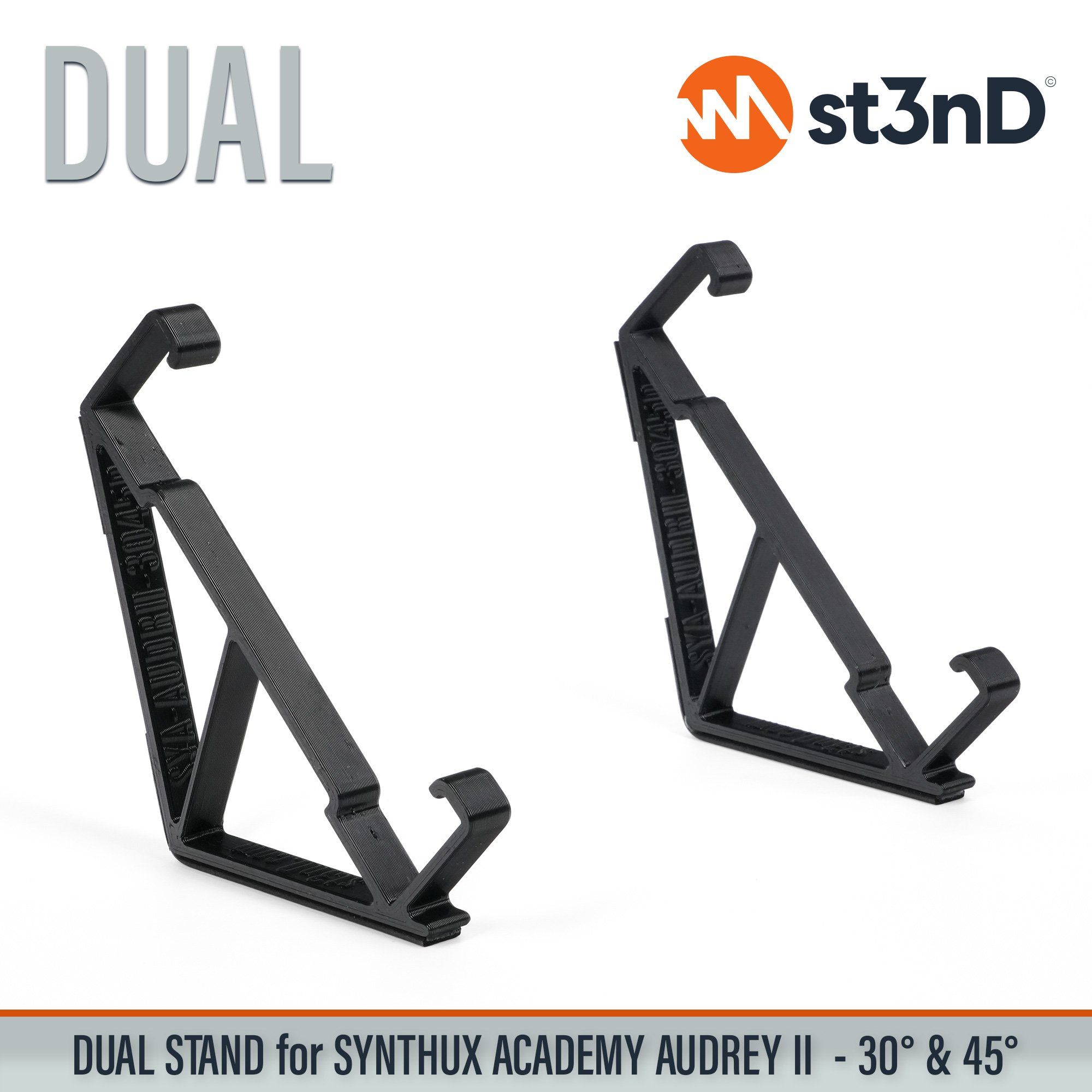 desktop stand music production st3nD stand strong studio gear sturdy synth synthesizer stand synthux academy audrey audrey II audrey 2 stand synthux academy dual stand