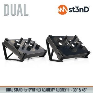 desktop stand music production st3nD stand strong studio gear sturdy synth synthesizer stand synthux academy audrey audrey II audrey 2 stand synthux academy dual stand