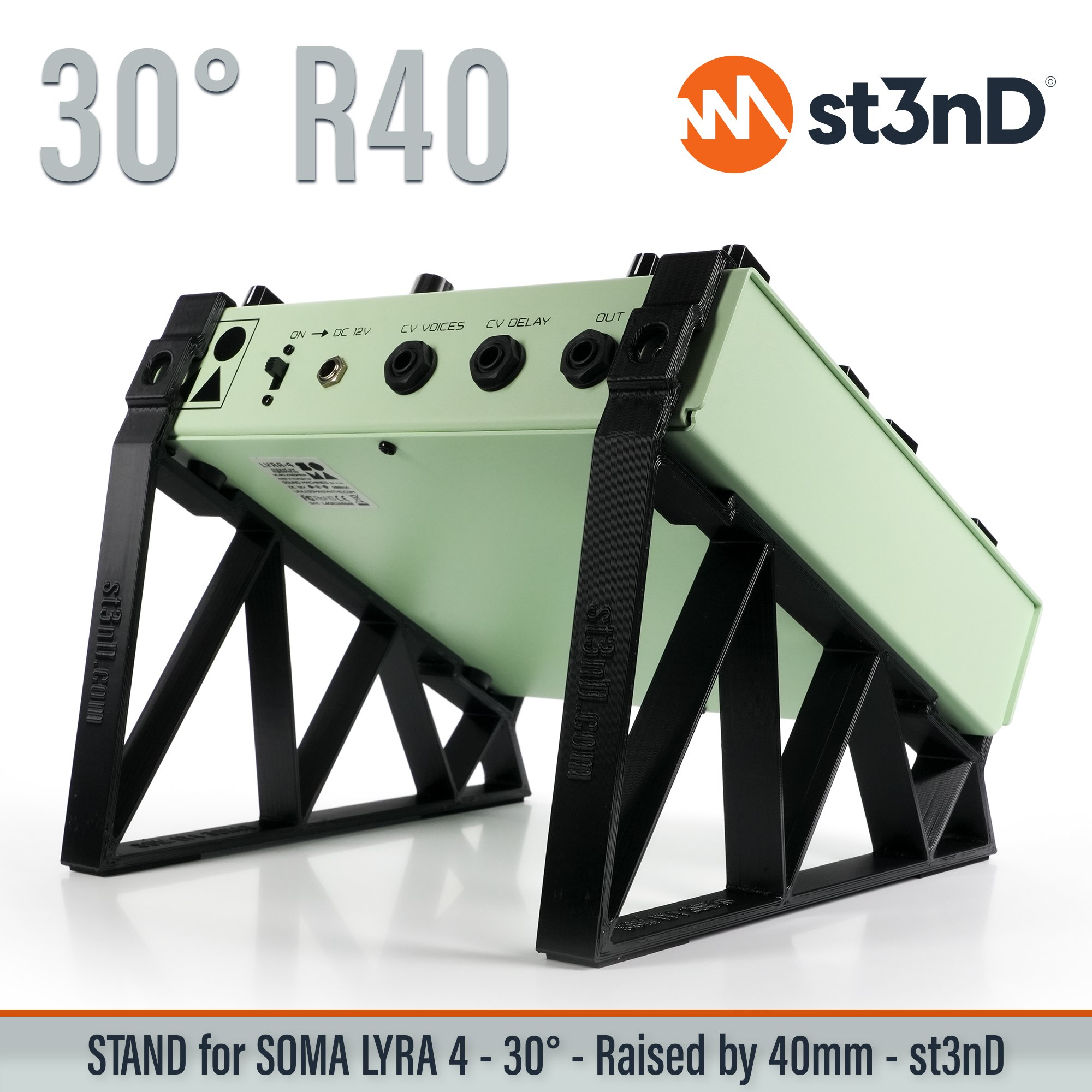 drone synth experimantal music lyra-4 portable soma SOMA Laboratory soma lyra soma lyra 4 SOMA Synths st3nD stable stand strong sturdy raised raised stand elevated