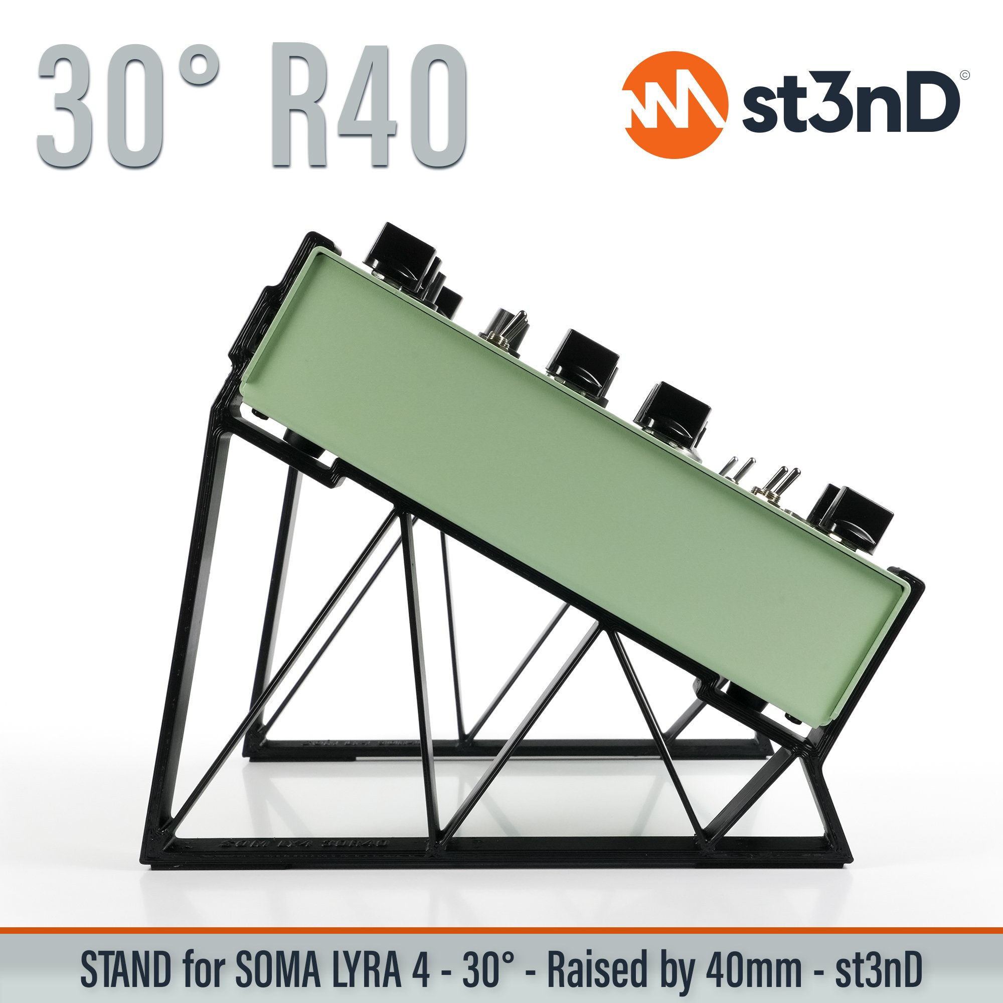 drone synth experimantal music lyra-4 portable soma SOMA Laboratory soma lyra soma lyra 4 SOMA Synths st3nD stable stand strong sturdy raised raised stand elevated