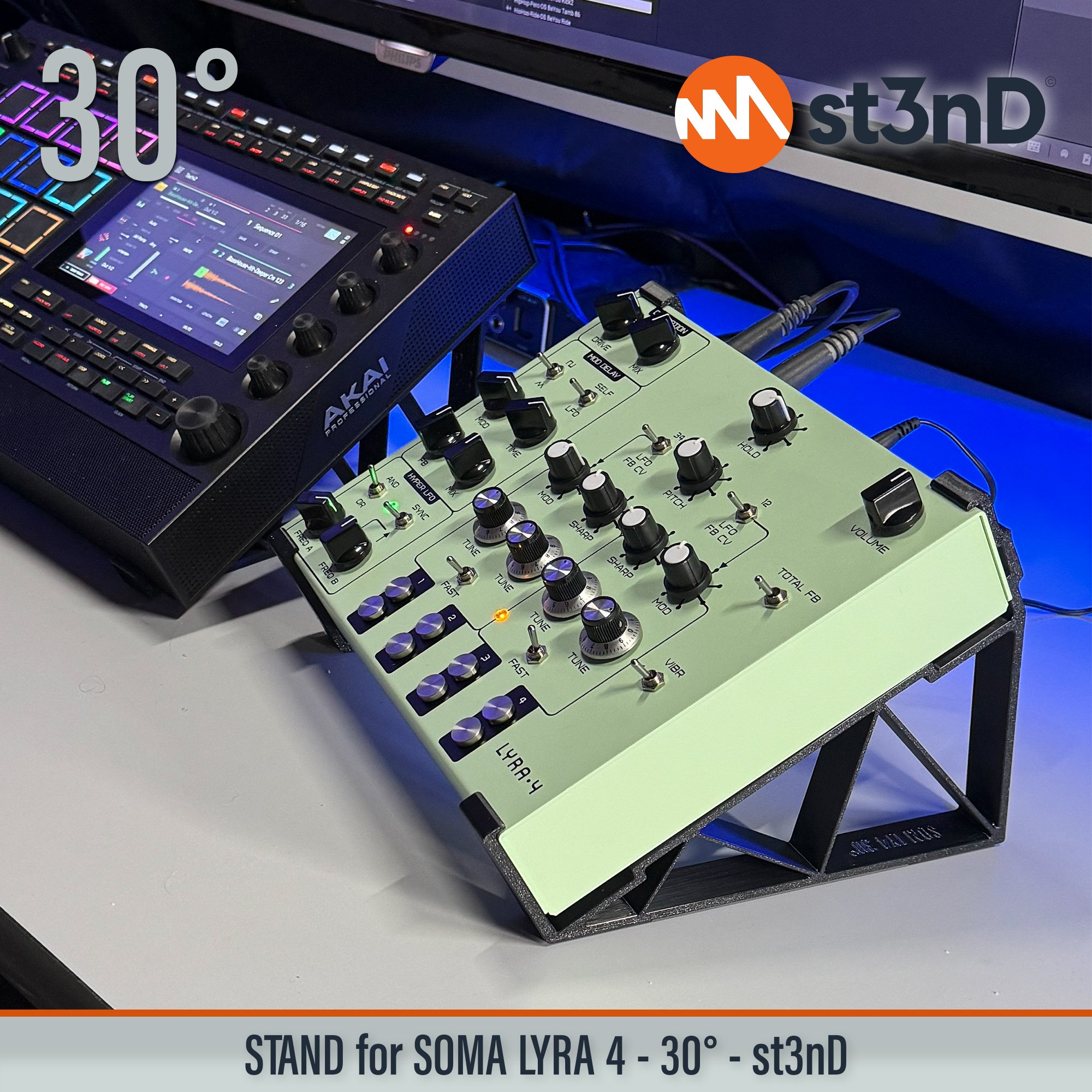 drone synth experimantal music lyra-4 portable soma SOMA Laboratory soma lyra soma lyra 4 SOMA Synths st3nD stable stand strong sturdy