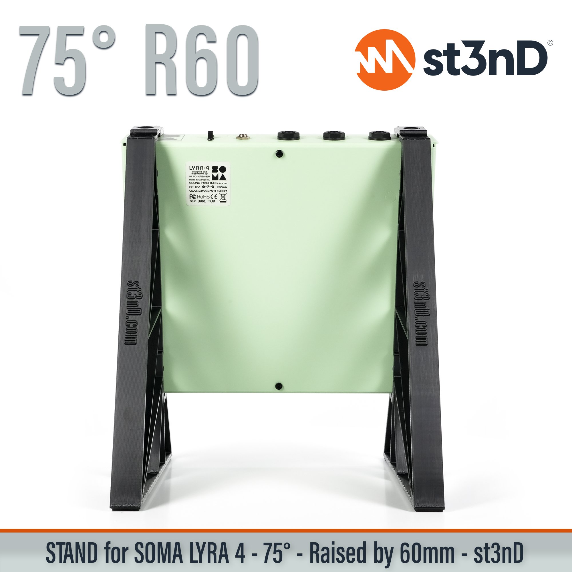 drone synth elevated experimantal music lyra-4 portable raised raised stand soma SOMA Laboratory soma lyra soma lyra 4 SOMA Synths st3nD stable stand strong sturdy