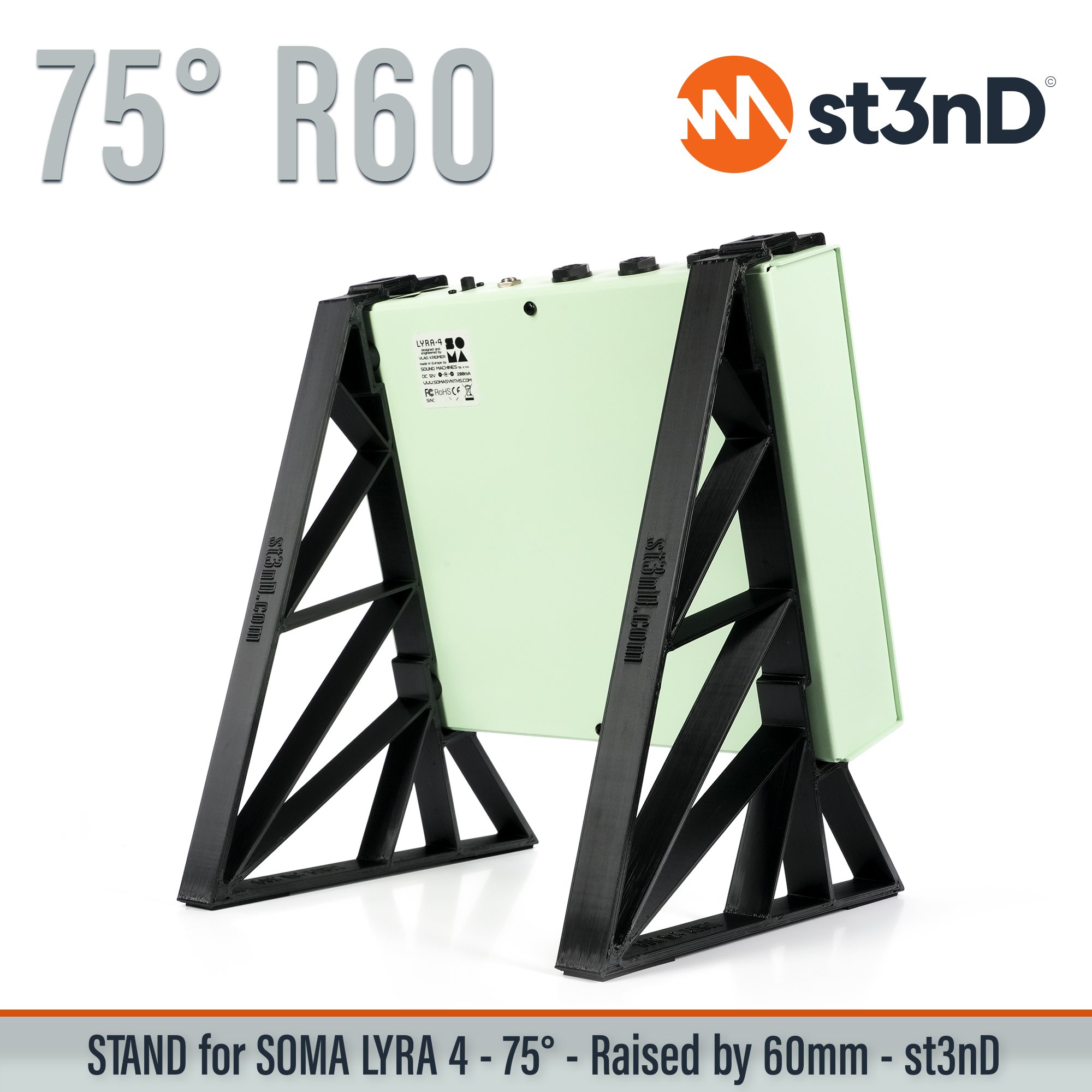 drone synth elevated experimantal music lyra-4 portable raised raised stand soma SOMA Laboratory soma lyra soma lyra 4 SOMA Synths st3nD stable stand strong sturdy