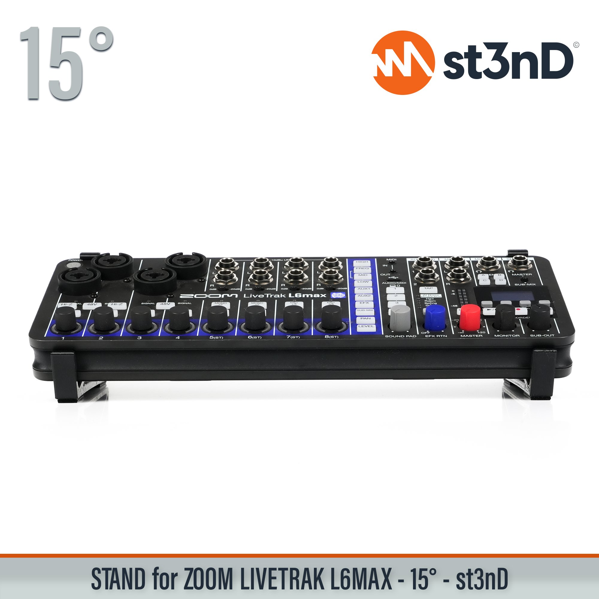 portable st3nD stable stand strong sturdy mixer zoom livetrak l6max livetrak stand zoom stand l6max stand
