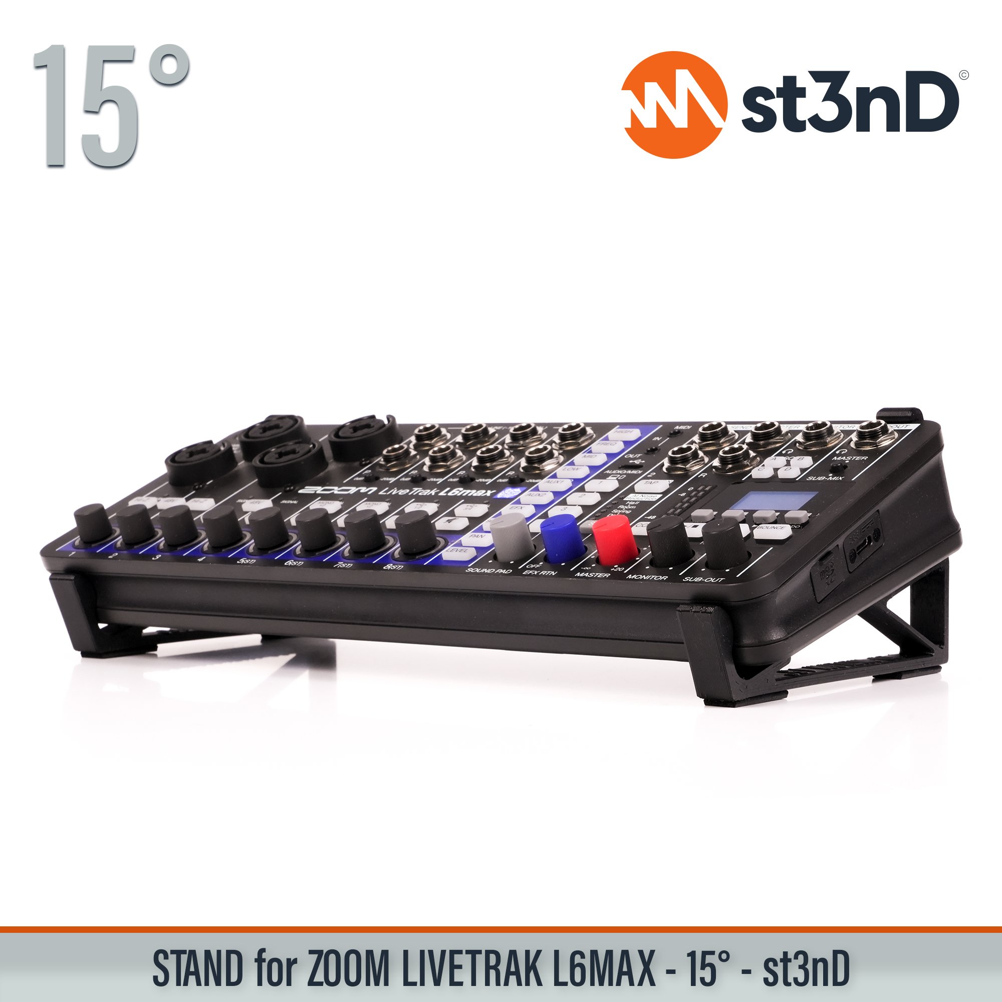 portable st3nD stable stand strong sturdy mixer zoom livetrak l6max livetrak stand zoom stand l6max stand
